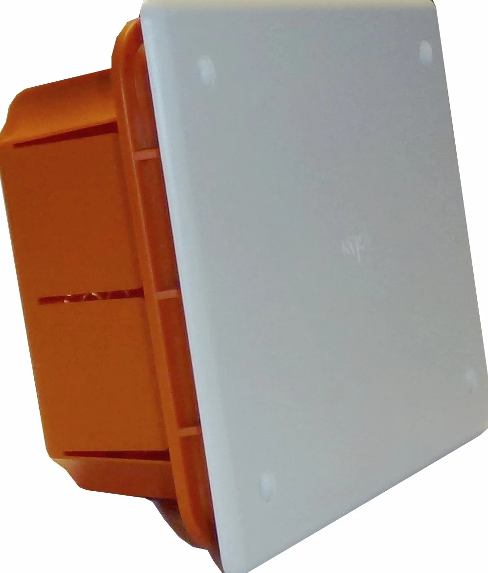 Electraline 60404 Cassetta di Derivazione da Incasso IP44 120x100x50 mm Rosso Bianco