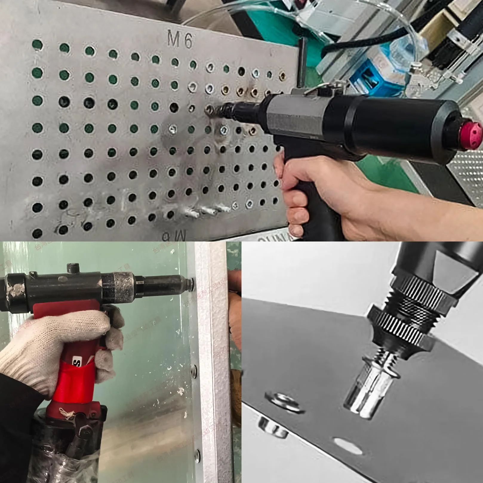 Dadi Rivetti Filettati M5 Acciaio Inox, Inserti Filettati per Legno e Auto 60 Pezzi