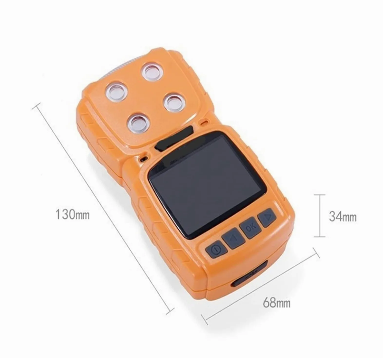 Rilevatore di Gas infiammabile Portatile rileva CH4 Concentrazione del metano 0-100% Vol Alarm Diffusore,Sensori Ad Alta Sensibilità(0-100% Vol)