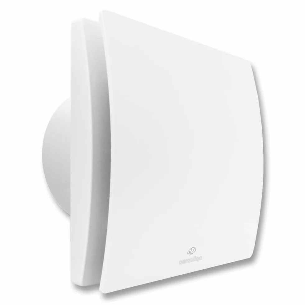 AERAULIQA QD120T - Aspiratore Assiale Diam. 119mm con Timer | Design moderno - 14W - 140m3/h