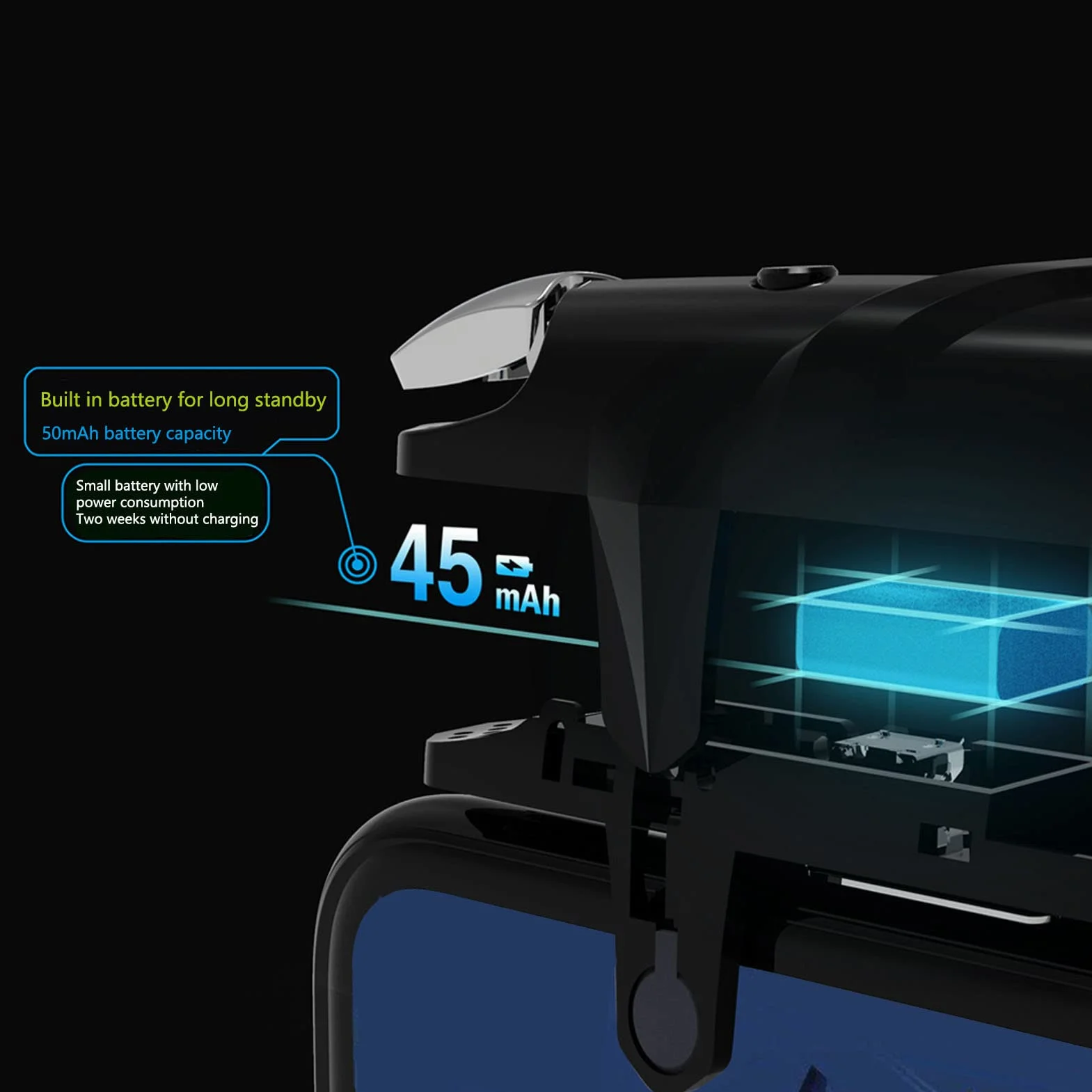 Wnesy Pubg Trigger, Tecnologia a conduzione di impulsi Controller Mobile ad Alta frequenza Click Mobile Game Automatico a Quattro velocità per telefoni cellulari