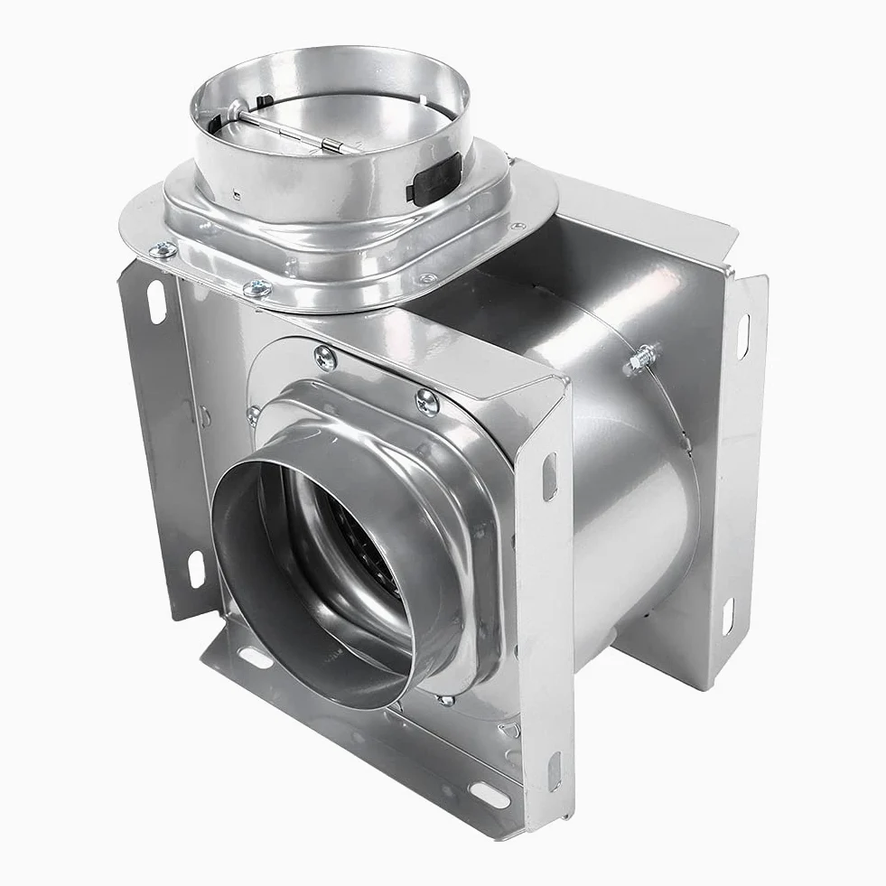 YWBL-WH Ventilatore Estrattore 4in, 250m³/h Silenzioso per Bagno | Motore in Rame da 220 V, Rumore Ridotto a 45 DB, Pressione del a 110 Pa, Impermeabile IPX2, Alloggiamento in Metallo per