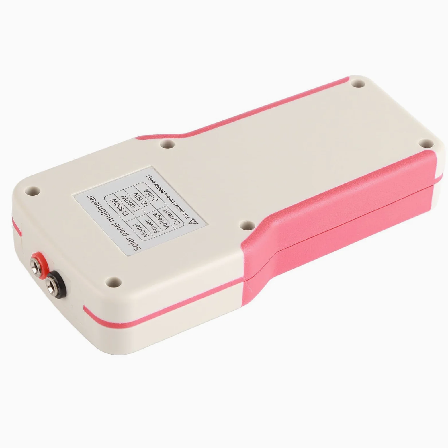 Rengue Multimetro per Pannelli Solari Tester MPPT Display LCD 5-800W 12-60V 0-35A con Rilevamento Automatico e Manuale Protezione Inversa per Installatori di Pannelli Solari