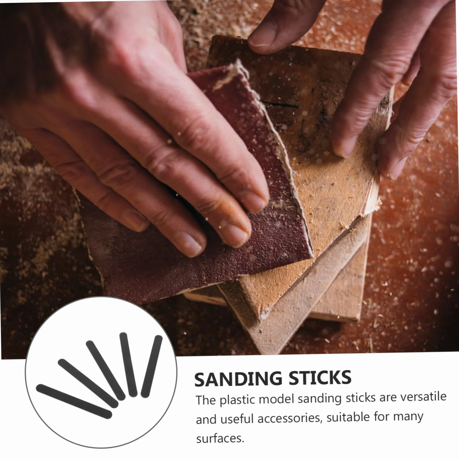 Bastoncini Levigatura Doppi Lati Grana Per Plastica Legno Multiuso Strumenti Levigare Manuale Polishing Sticks