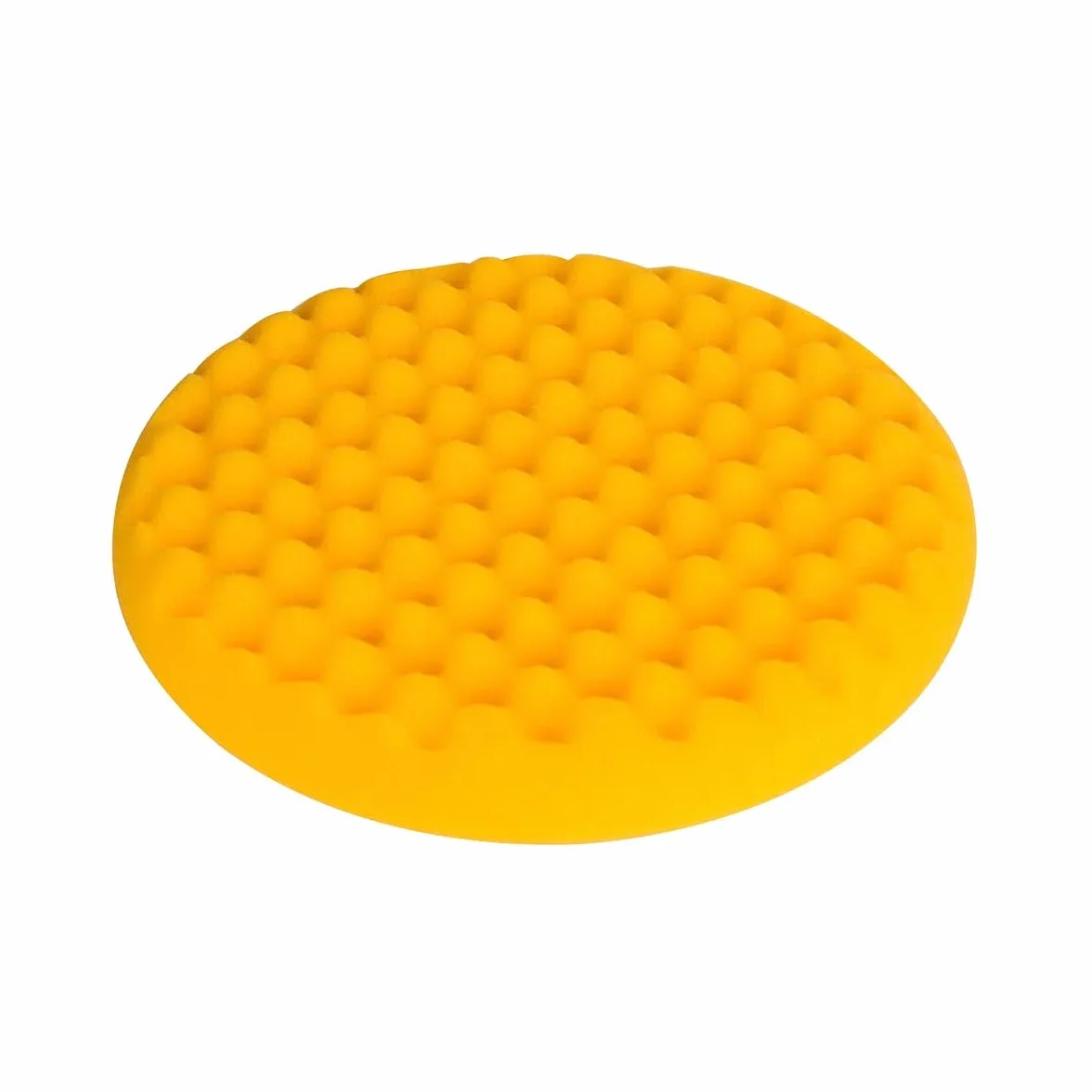 Mirka spugna per lucidare Ø180mm x 25mm / gialla ondulata/per lavori di finitura e lucidatura/per lucidanti Polarshine / 1 confezione