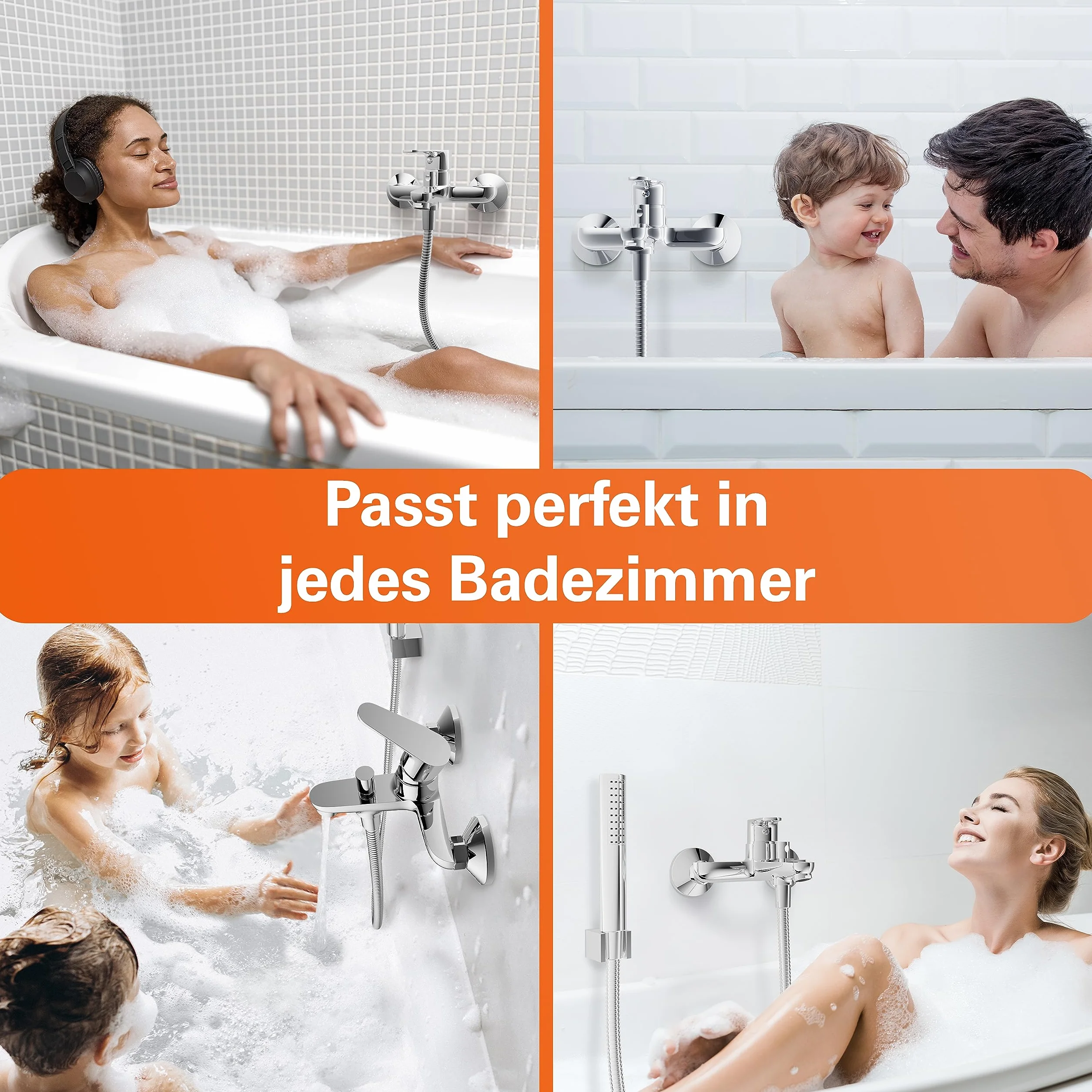 EISL Claudio NI023CALCR Miscelatore Vasca da Bagno con Doccetta Deviatore Monocomando Cromato