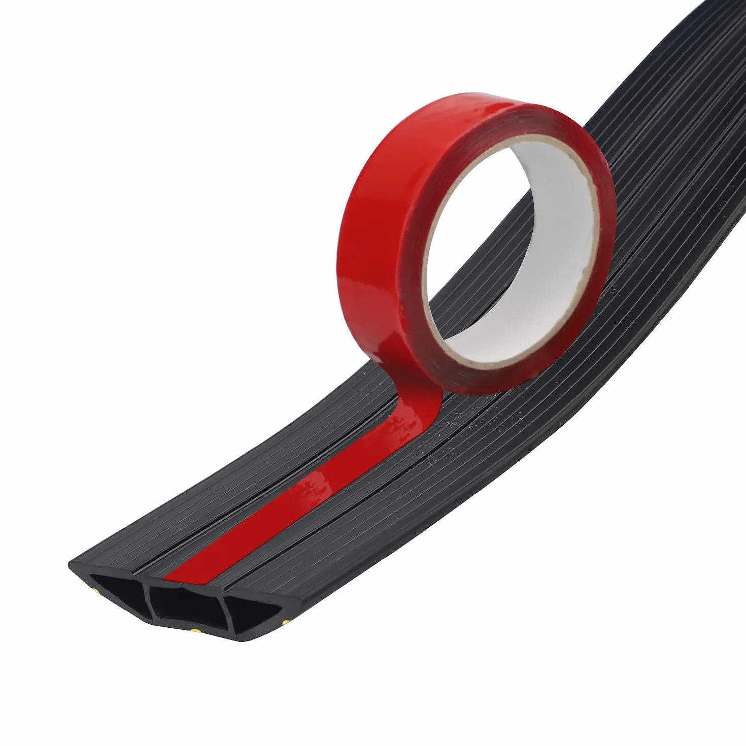 CPROSP Copertura Cavi a Pavimento Canalina Calpestabile 200 cm x 8,3 cm 3 Canali Nastro Adesivo