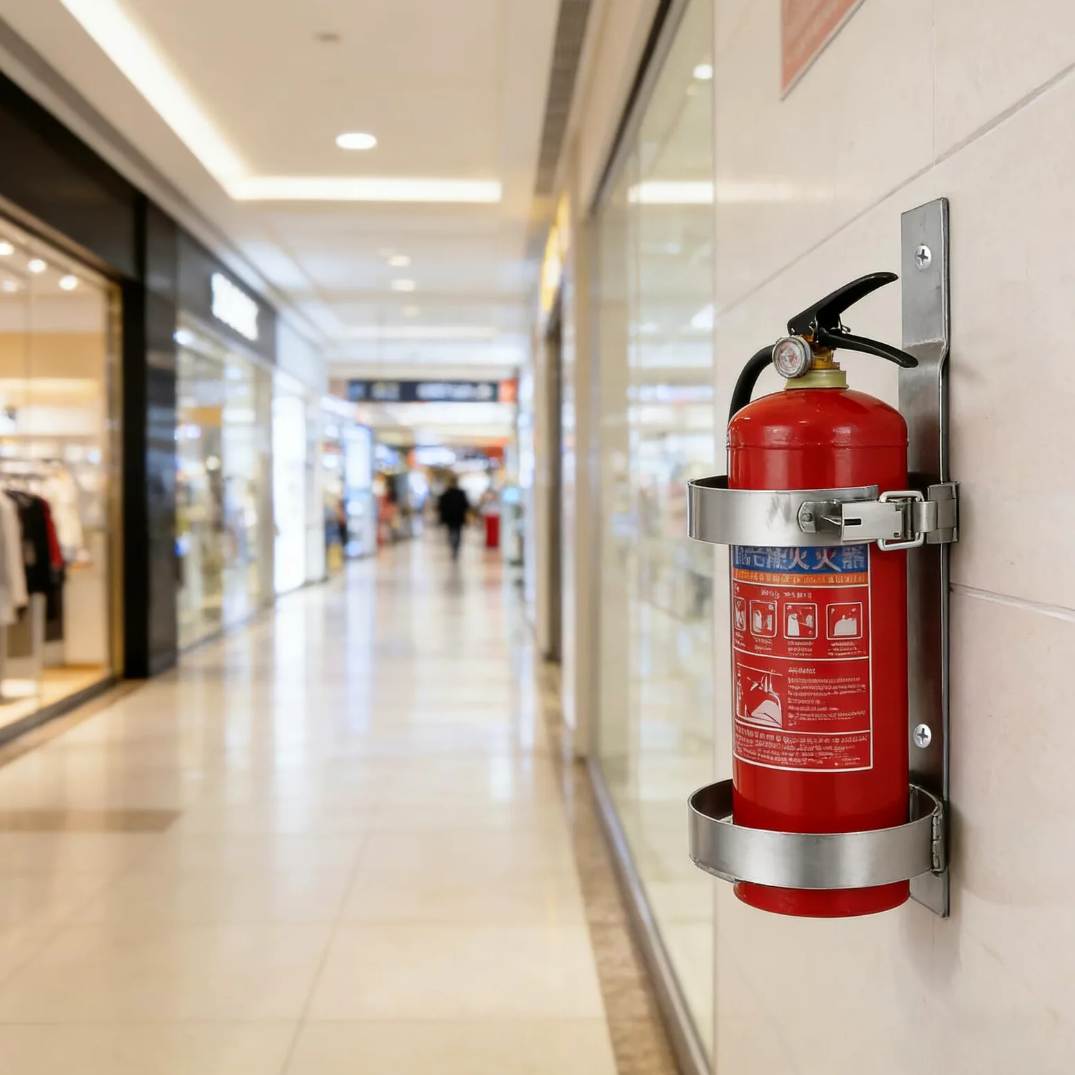 Supporto per Estintore 2 Kg in Acciaio Inox Sgancio Rapido, Staffa da Parete Resistente per Auto, Casa, Camper e Camion, Porta Estintore Compatto per Sicurezza Antincendio