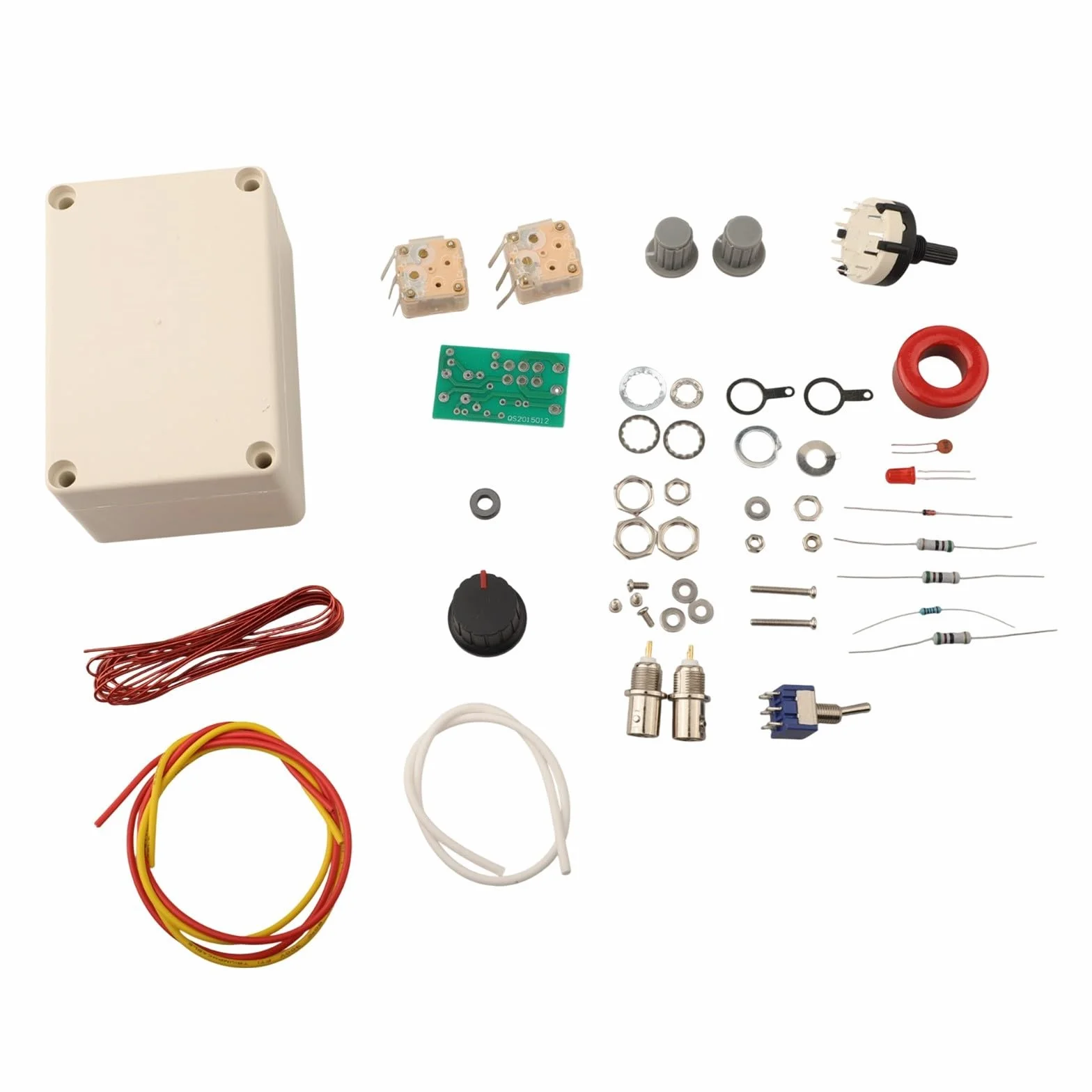 Kit sintonizzatore manuale -30MHz per Ham QRP, rete tipo T con indicatore LED VSWR, gestione potenza RF 15W, interfaccia Q9