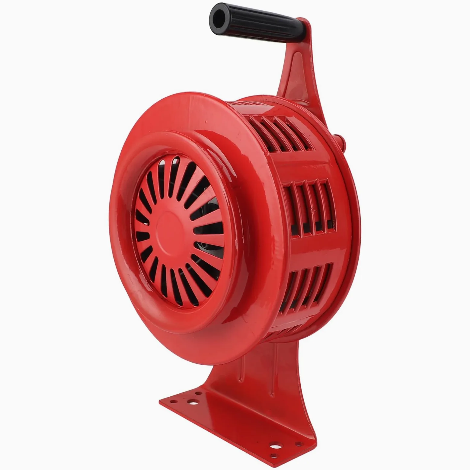 Sirena Ad Alto Volume da 125 DB a Manovella con Volume Regolabile per le Emergenze, Allarme Sonoro Impermeabile Ad Azionamento Manuale Realizzato in Lega di Alluminio per
