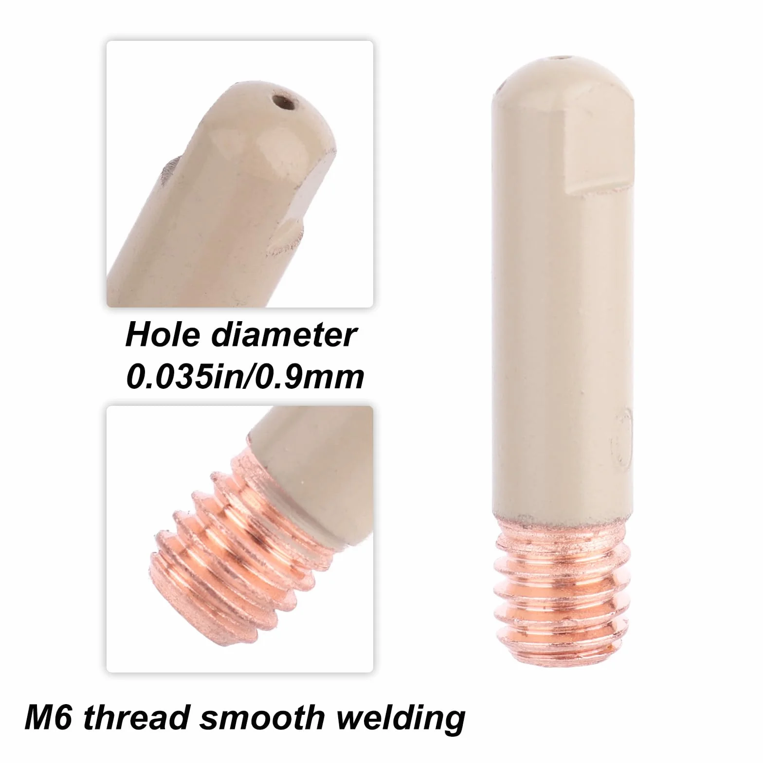Ugello per Saldatura MIG Antiaderente 14pz Compatibile MB15 15AK 0,9mm