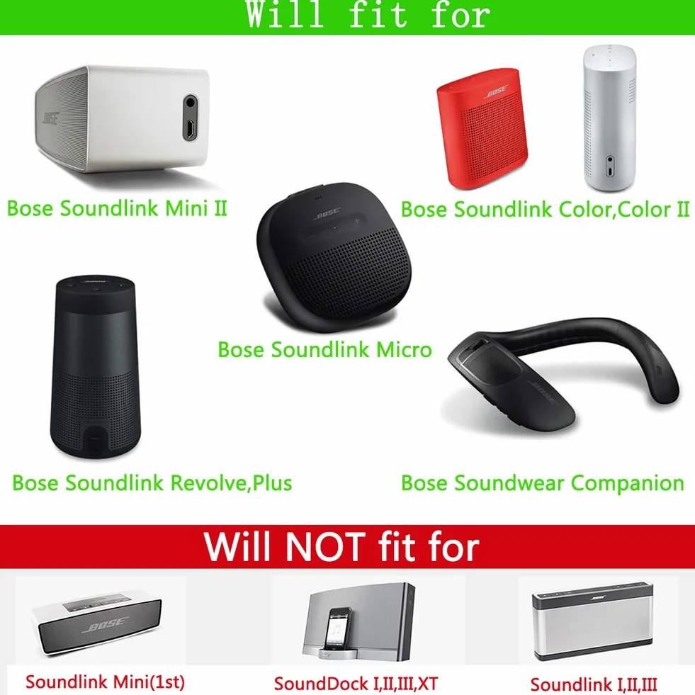 Caricatore adattatore per Bose SoundLink Color Altoparlante portatile per Bose SoundLink Mini II SoundLink Micro Soundwear Companion Wearable Speaker
