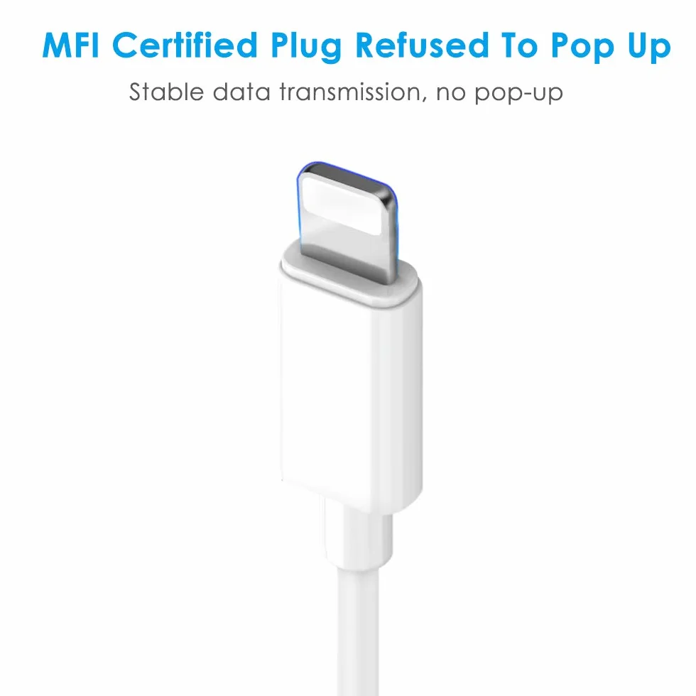2 Pack Adattatore Lightning Jack Cuffie 【Certificato Apple MFi】 Adattatore Cuffie iPhone 3.5mm Aux Audio Cavo Accessori Compatibile con iPhone 14/13/12/11/Xs/XR/X/8/7 Supporta tutti i sistemi iOS