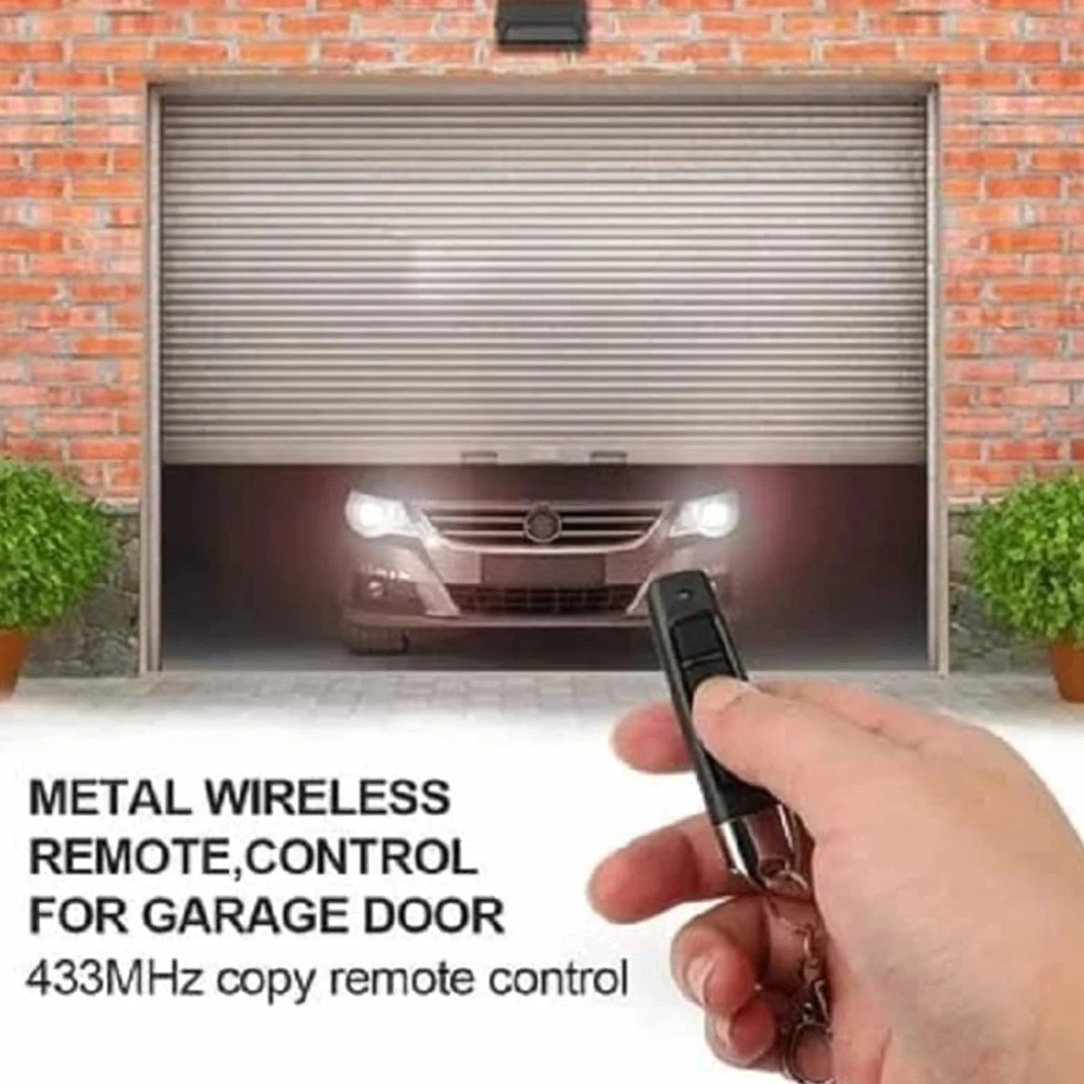 Duplicatore di telecomandi 4 in 1, duplicatore di telecomandi per auto, porte di garage, copia codice fisso e Rolling Code (4 pezzi)