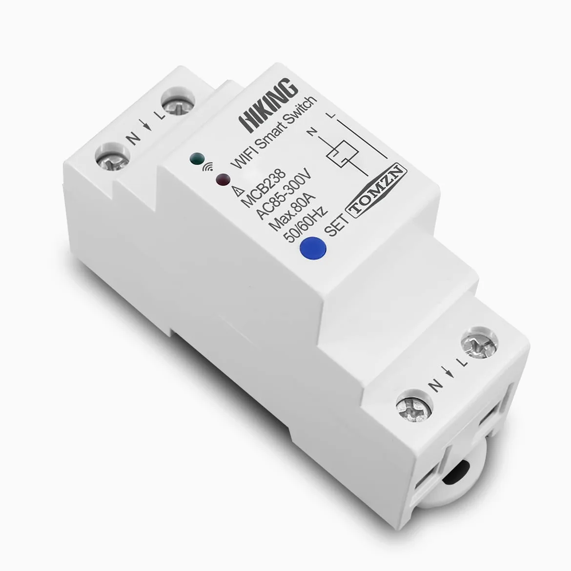 Interruttore Magnetotermico Differenziale Telecomando interruttore intelligente 80A 2P Din Wifi