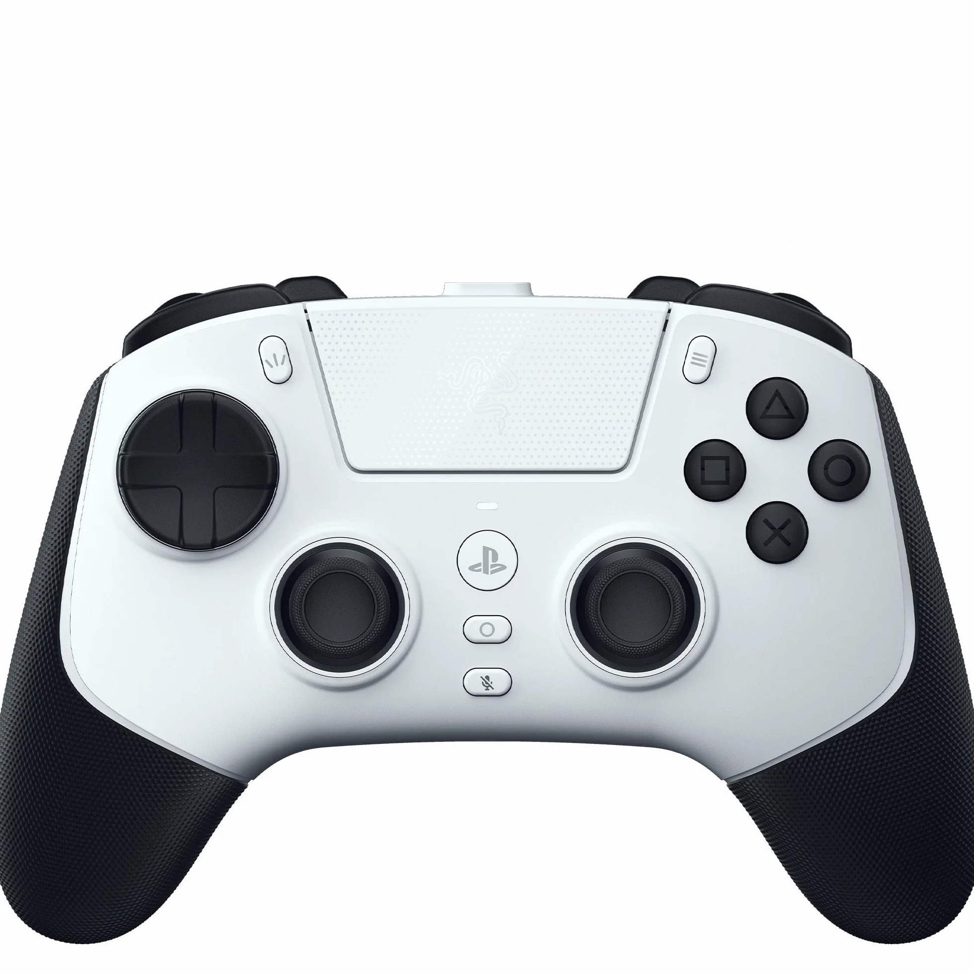 Razer Raiju V3 Pro - Controller wireless per e-sport per PlayStation 5 e PC - 4 pulsanti rimovibili e 2 bumper con impugnatura a artiglio - Stick analogici TMR - Pro HyperTrigger | Bianco