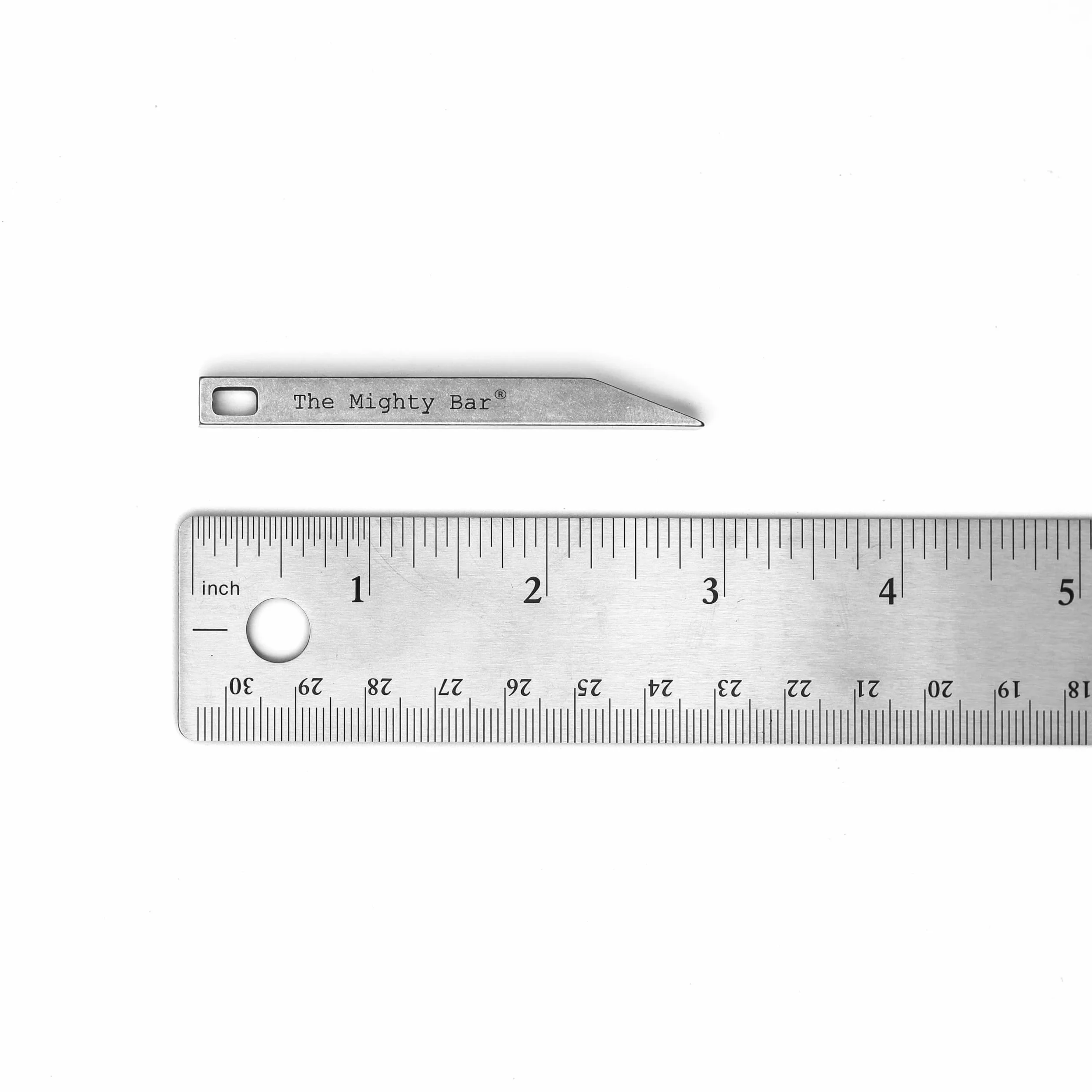 Leva pry bar in acciaio INOX - Gear Spool The Mighty Bar, resistente, per portachiavi, strumento quotidiano