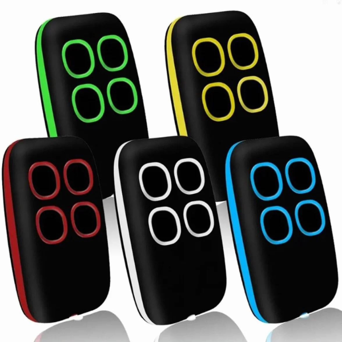 Telecomando Cancello Universale 433 MHz 4 in 1 Fisso Bianco