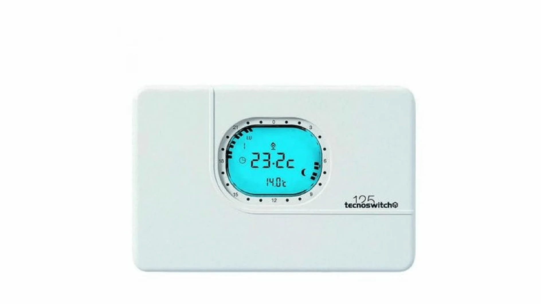 Cronotermostato Giornaliero da Parete CR135BI Bianc A BATTERIE NON INCLUSE