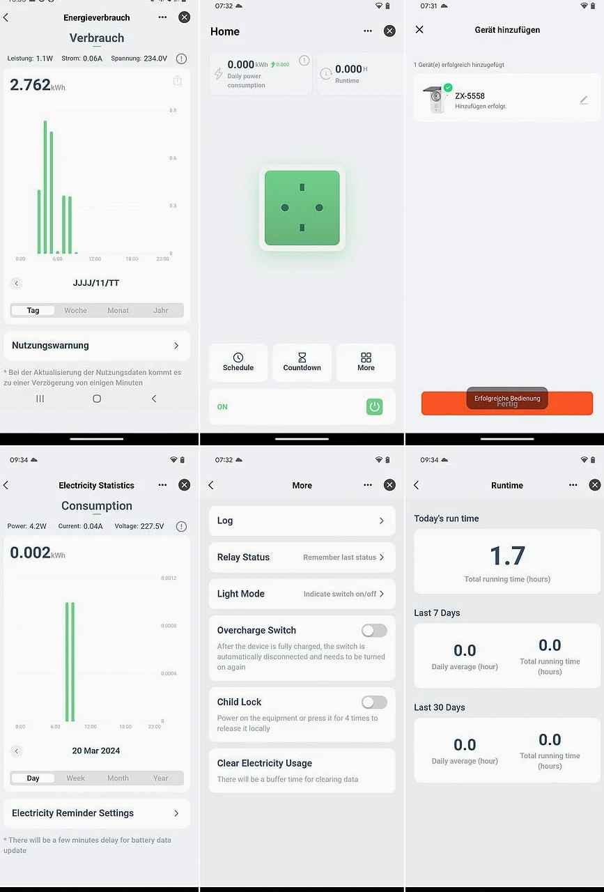 Luminea Home Control presa smart Alexa: Outdoor Wi-Fi presa, Misuratore di costi energetici, Certificato Matter (contatore elettrico esterno, smart plug wlan, contatore)