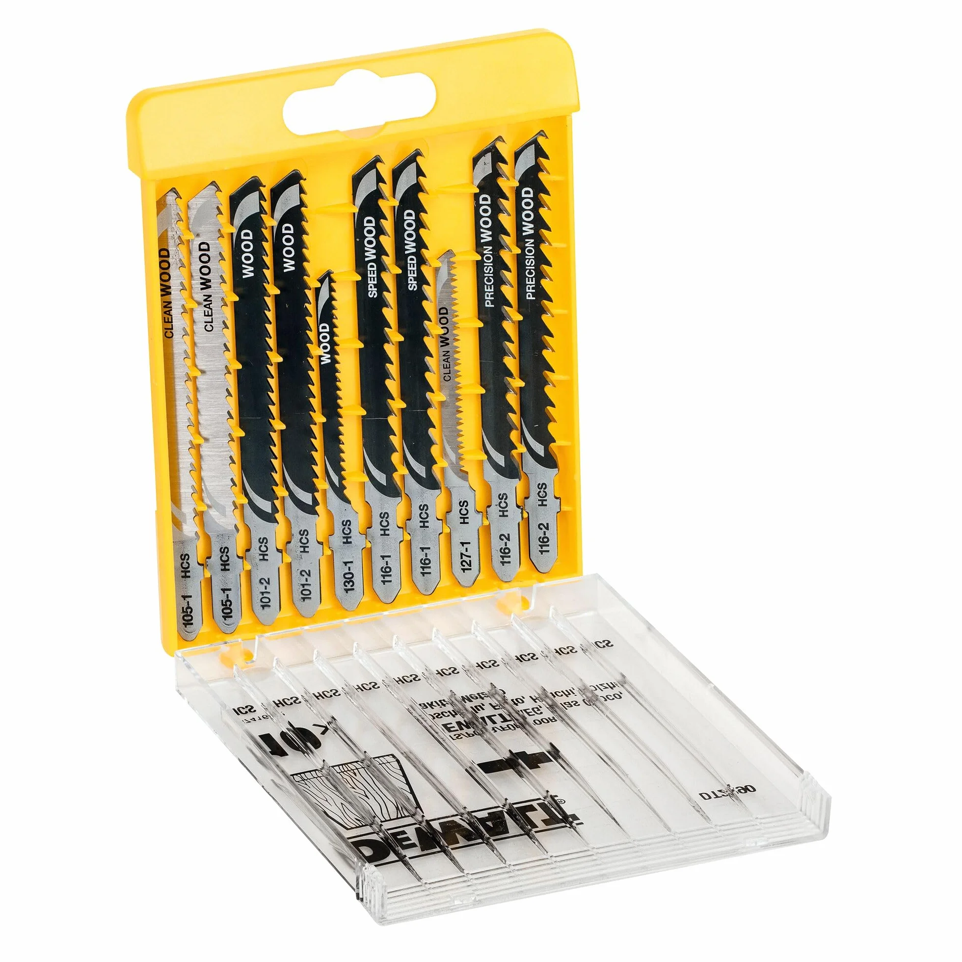 DEWALT DT2290-QZ - Set 10 pezzi per il taglio del legno