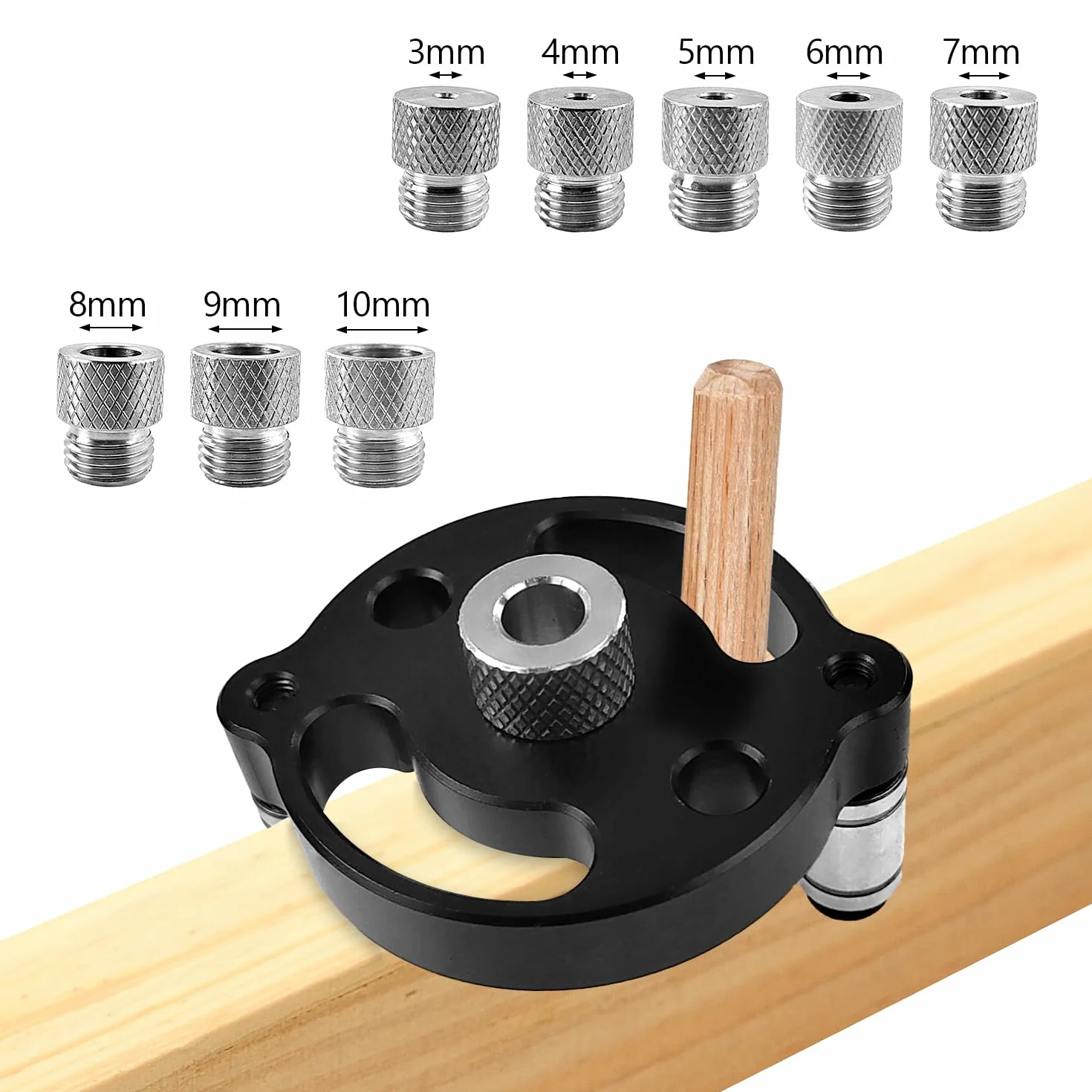Dima per Spinatura Legno 3-10 mm Fori a Tasca Guida Trapano Perpendicolare Cerniere a Scodellino