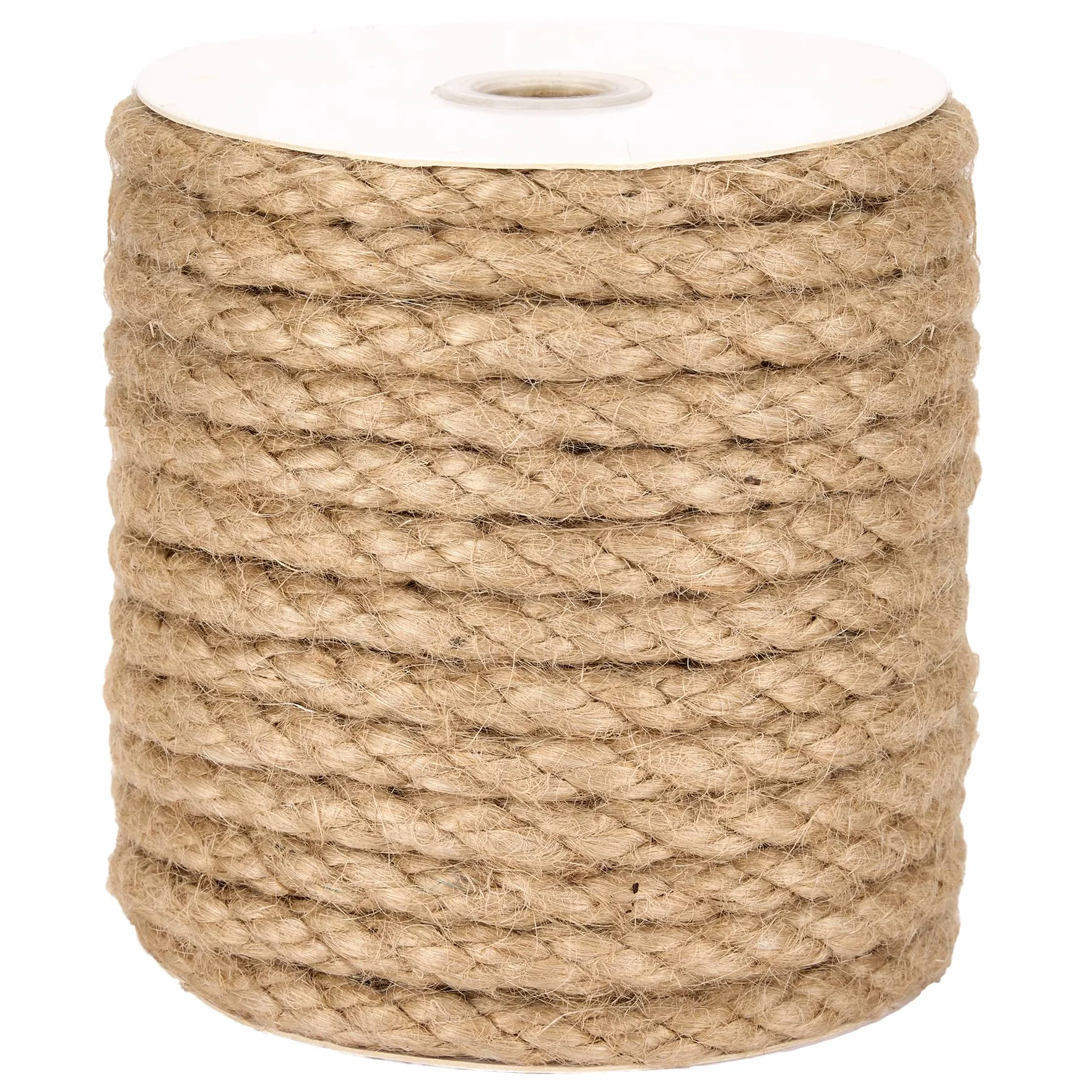 Corda di iuta naturale tosadata, 10 mm, lunghezza 15 m, corda per fai da te, giardinaggio, decorazione, artigianato