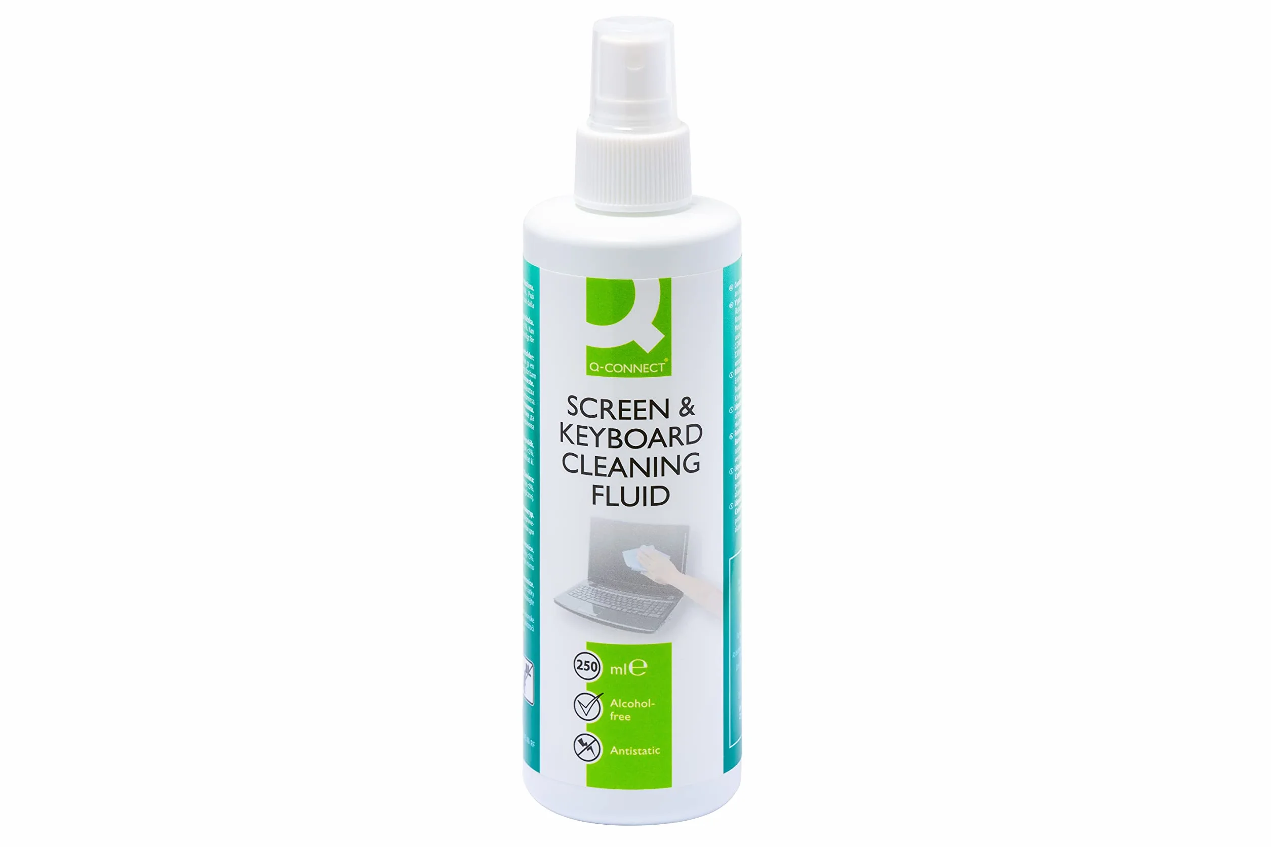 Fluido detergente per schermo e tastiera Q-Connect KF04502A