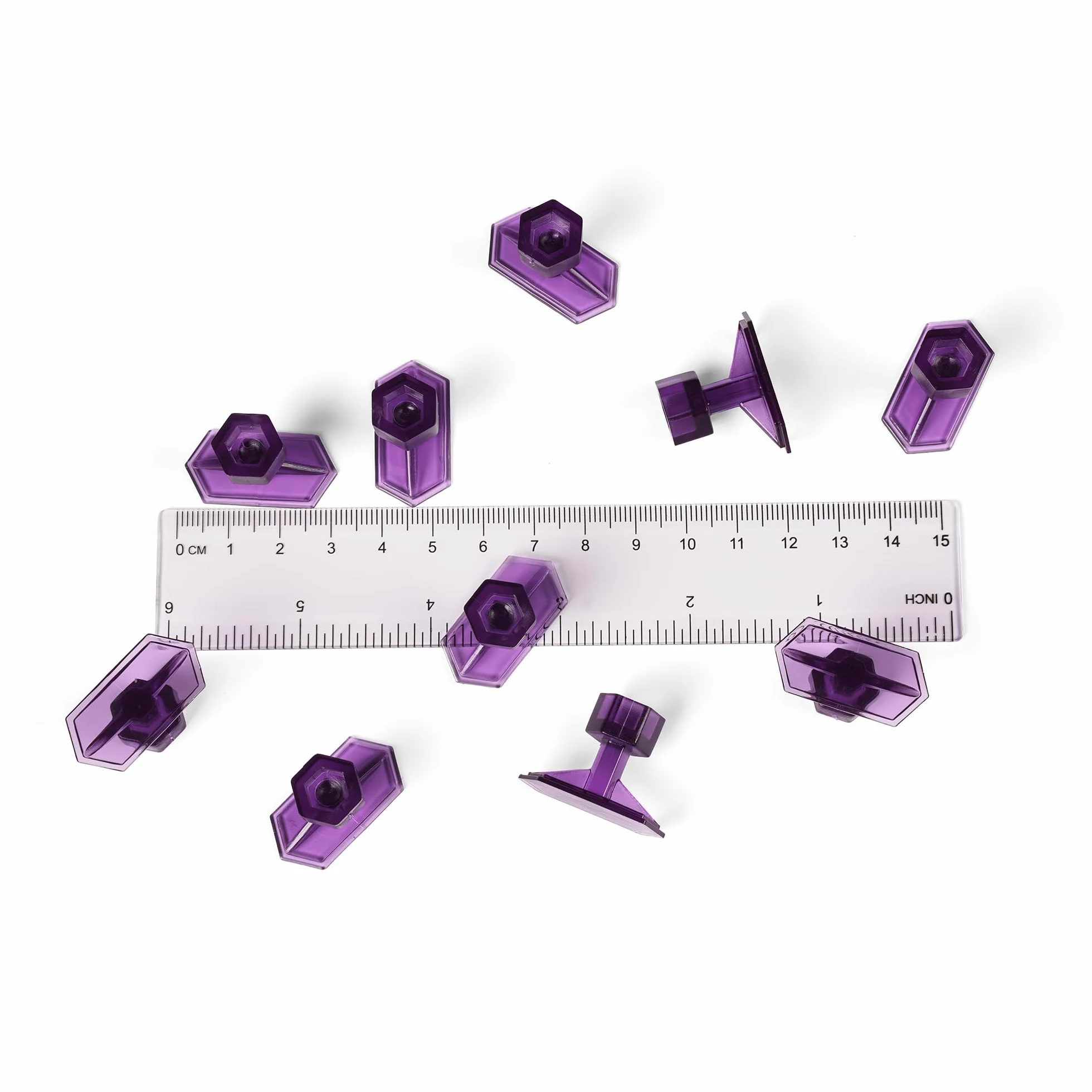 Adattatore adesivo PDR Tools esagonale 30 pezzi
