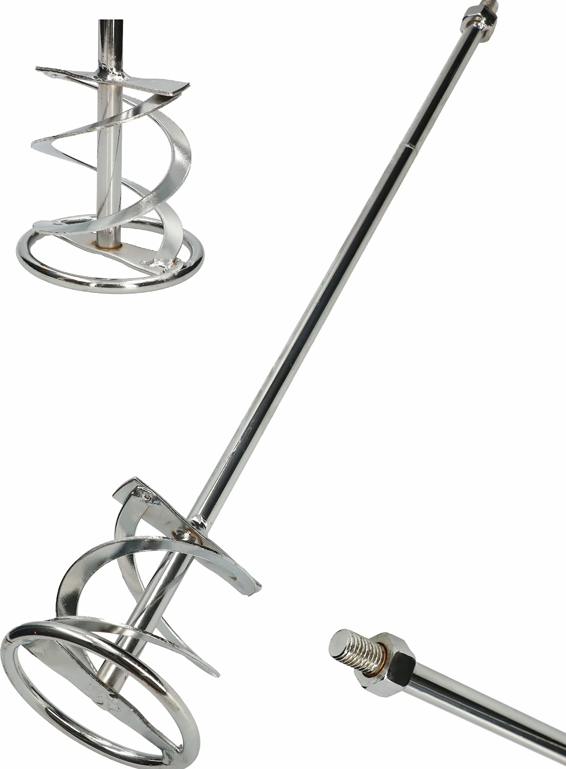 KOTARBAU® Miscelatore per malta a spirale, 100 mm, filettatura M14, per cemento, intonaco, colori, cestello di miscelazione, agitatore a chiocciola, agitatore per vernice, frusta per gesso