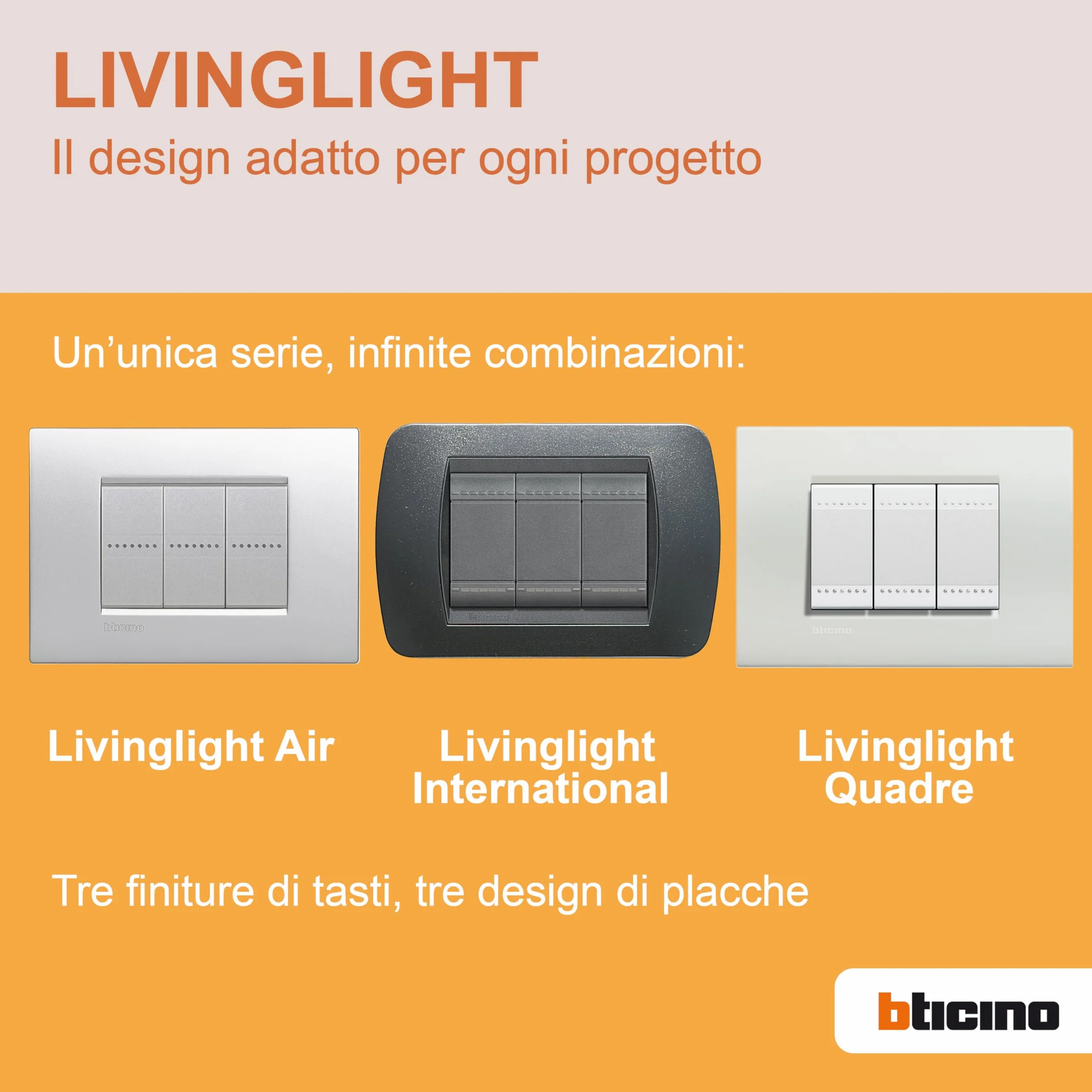 BTicino N4402N Dimmer a Manopola Resistivo 500 W con Deviatore, Bianco