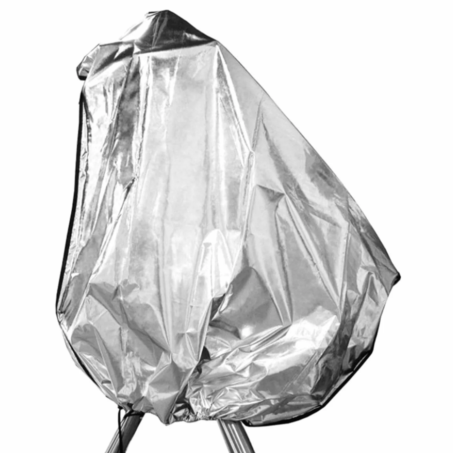 Copertura Telescopio da Esterno 420D Oxford Tessuto Antipioggia Antipolvere Resistente al Sole Borsa Cappuccio con Coulisse Regolabile Telo Copertura Telescopio,47 * 63inch,Silver