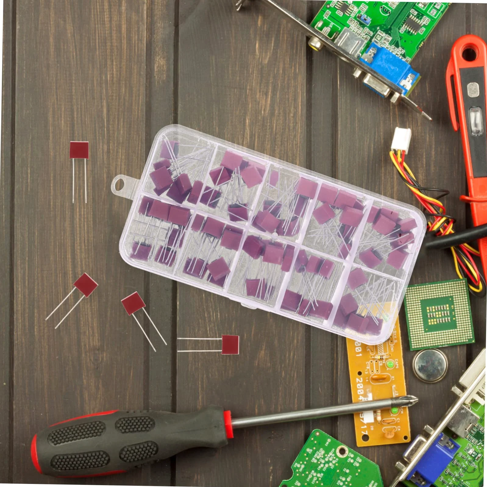 SHINEOFI 3 Set Fusibili Lenti Fusibili Ampere Variabili Confezione da Resistente per Elettrici e Automotive