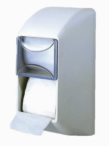 Dispenser Distributore Porta Carta Igienica a Muro Doppio Rotolo Verticale