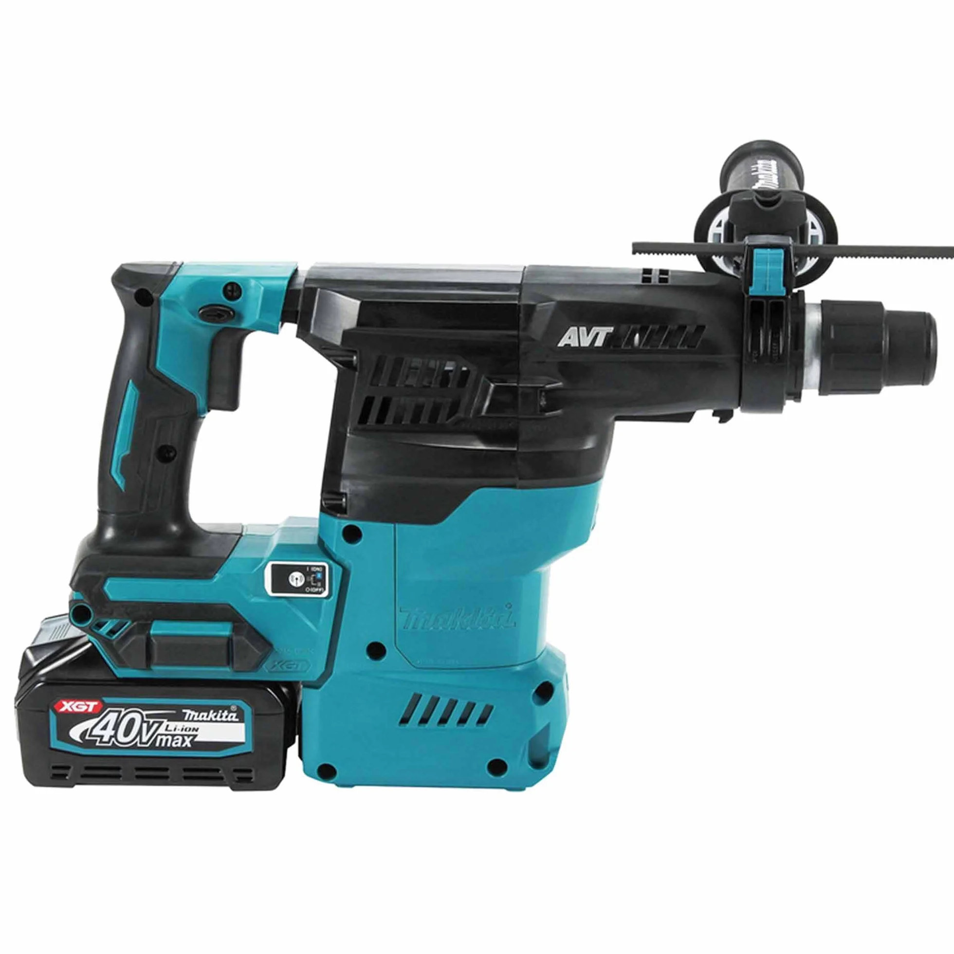 Makita Martello combinato a batteria SDS-Plus 40 V 4,0 Ah 2 batterie + caricatore