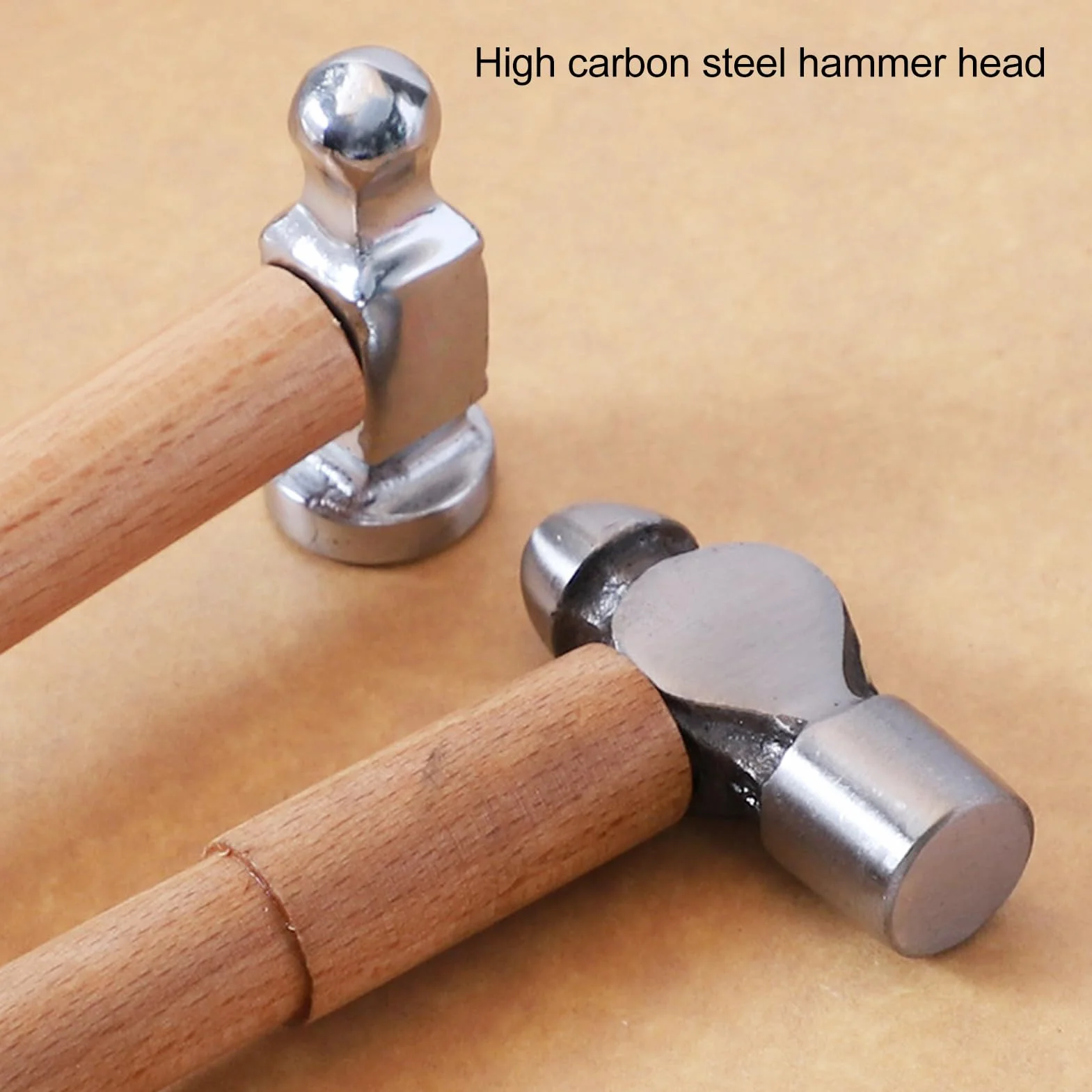Martello americano oro testa rotonda manico in legno fatto a mano lucidatura multifunzionale high-end strumento