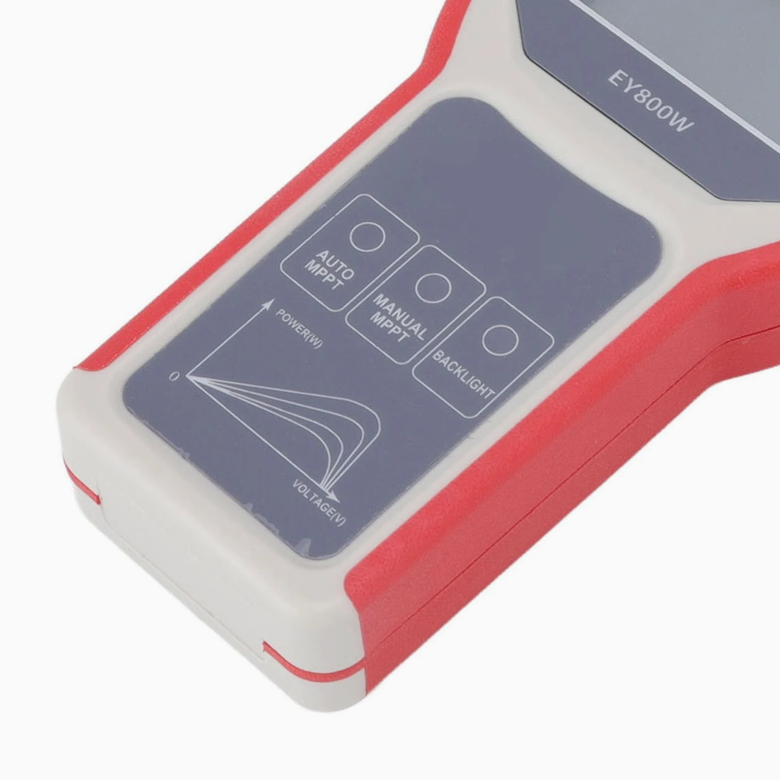 lyrlody Multimetro per Pannelli Solari Tester per Pannelli Solari LCD ABS da 5 A 800 W da 12 A 60 V da 0 A 35 A Rilevamento MPPT Test di Tensione A Circuito Aperto per Installatori Produttori