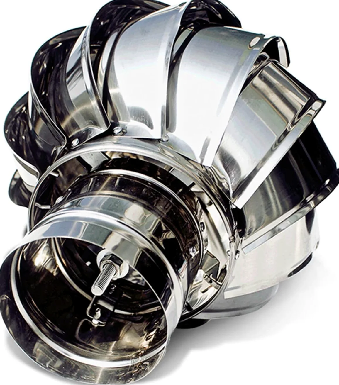 Comignolo in Acciaio Inox, 250 mm, Antivento e Protezione dalla Pioggia per Una circolazione dell'Aria ottimale e la Sicurezza del Tetto, Ideale per Uso residenziale.