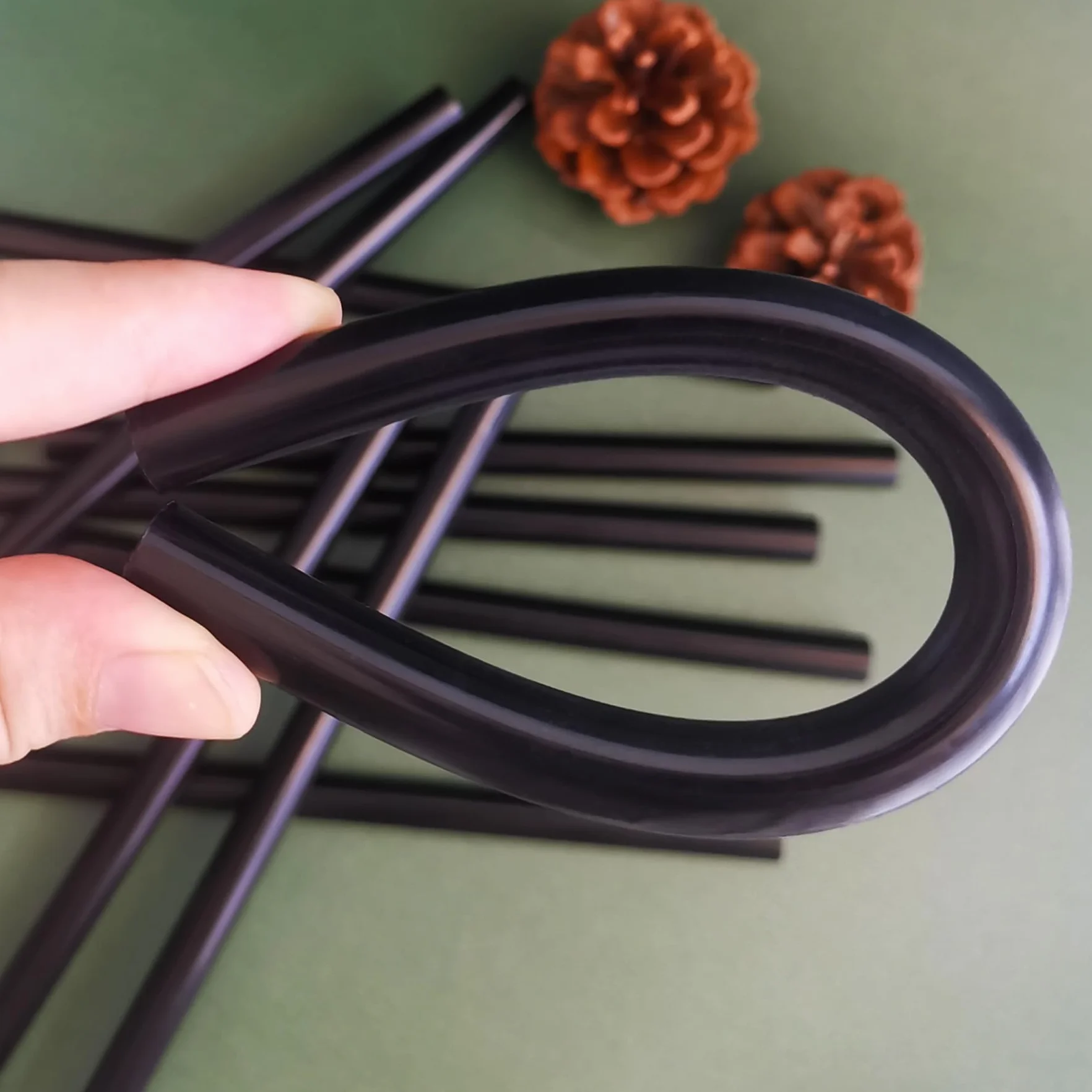 Bastoncini Colla a Caldo Nero 200x11mm 10 Pezzi per Pistola