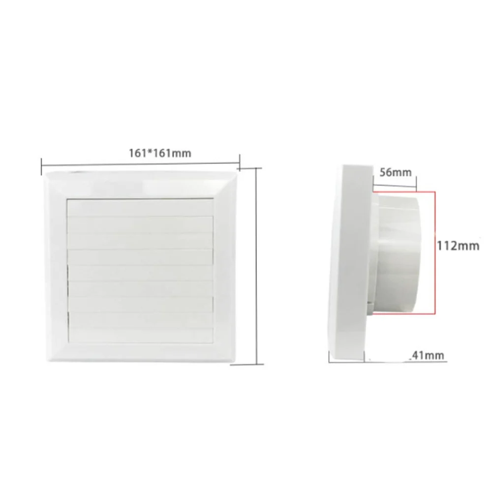 Aspiratore da Bagno, Aspiratore da Cucina 4/6 di Pollice, Forte e Durevole, Adatto per Bagno/Cucina/Soggiorno (Dimensioni : 6inches) (4inches)