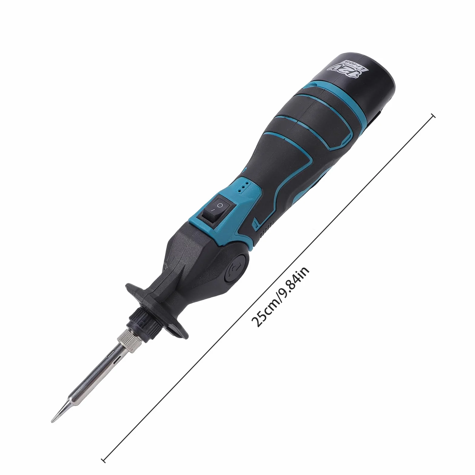 Jectse Kit Saldatore a Batteria Ricaricabile Portatile, Riscaldamento Rapido, 2 Batterie, 220V