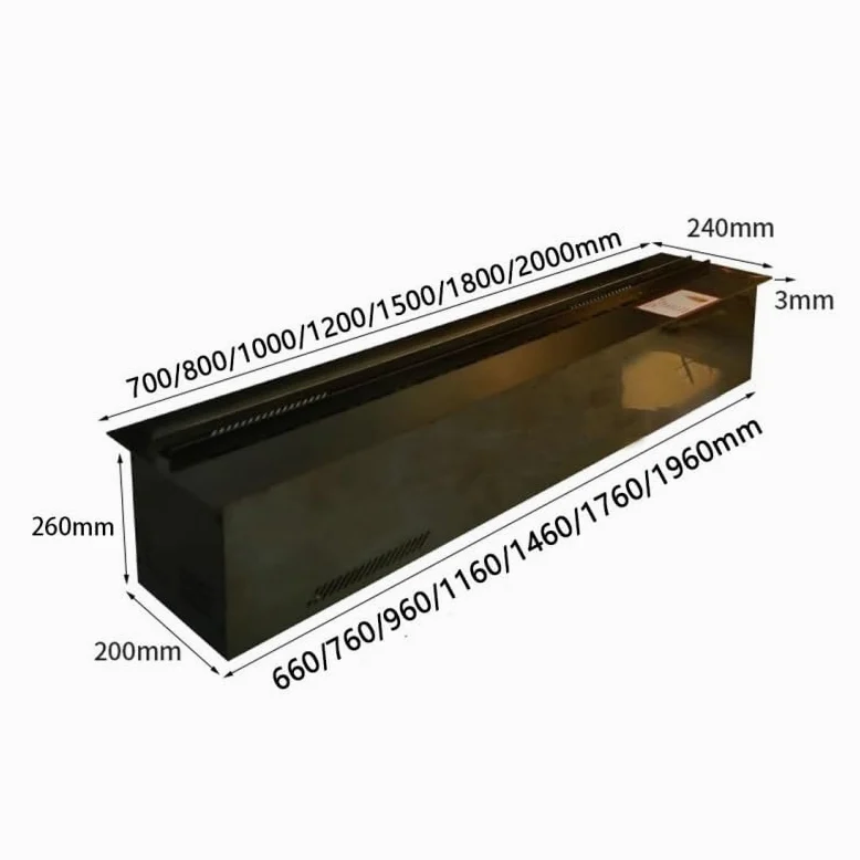 TEESONG Camino a Vapore Acqueo Camino Elettrico da Interno Nero con umidificatore elettronico Incorporato, Camino a nebulizzazione 3D, Simulazione di Fiamma Camino Elettrico Decorativo(1200mm)