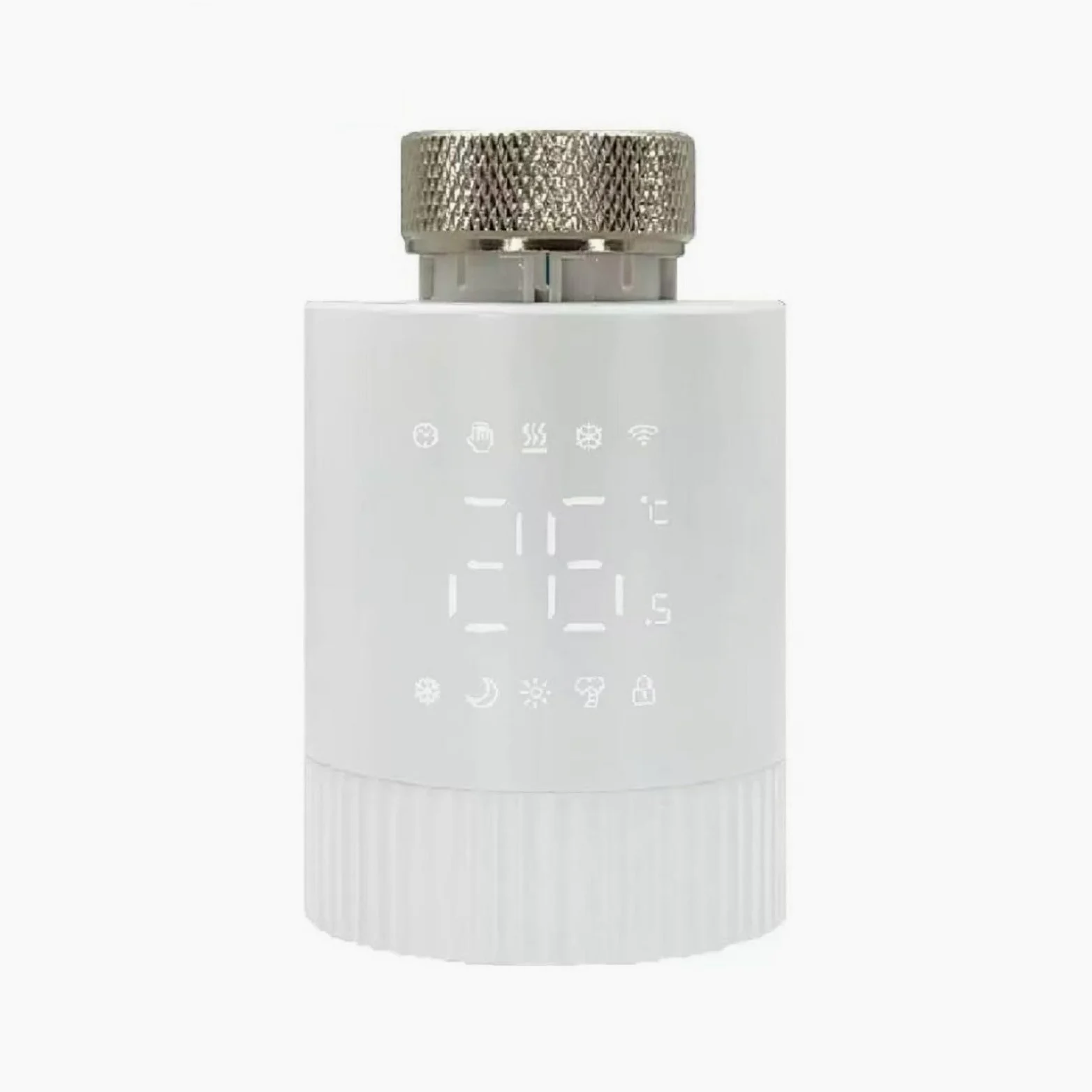 Valvola termostatica intelligente per radiatore zigbee con display a LED, TRV programmabile per riscaldamento a risparmio energetico, controllo remoto della temperatura tramite app tuya, M30 x 1,5