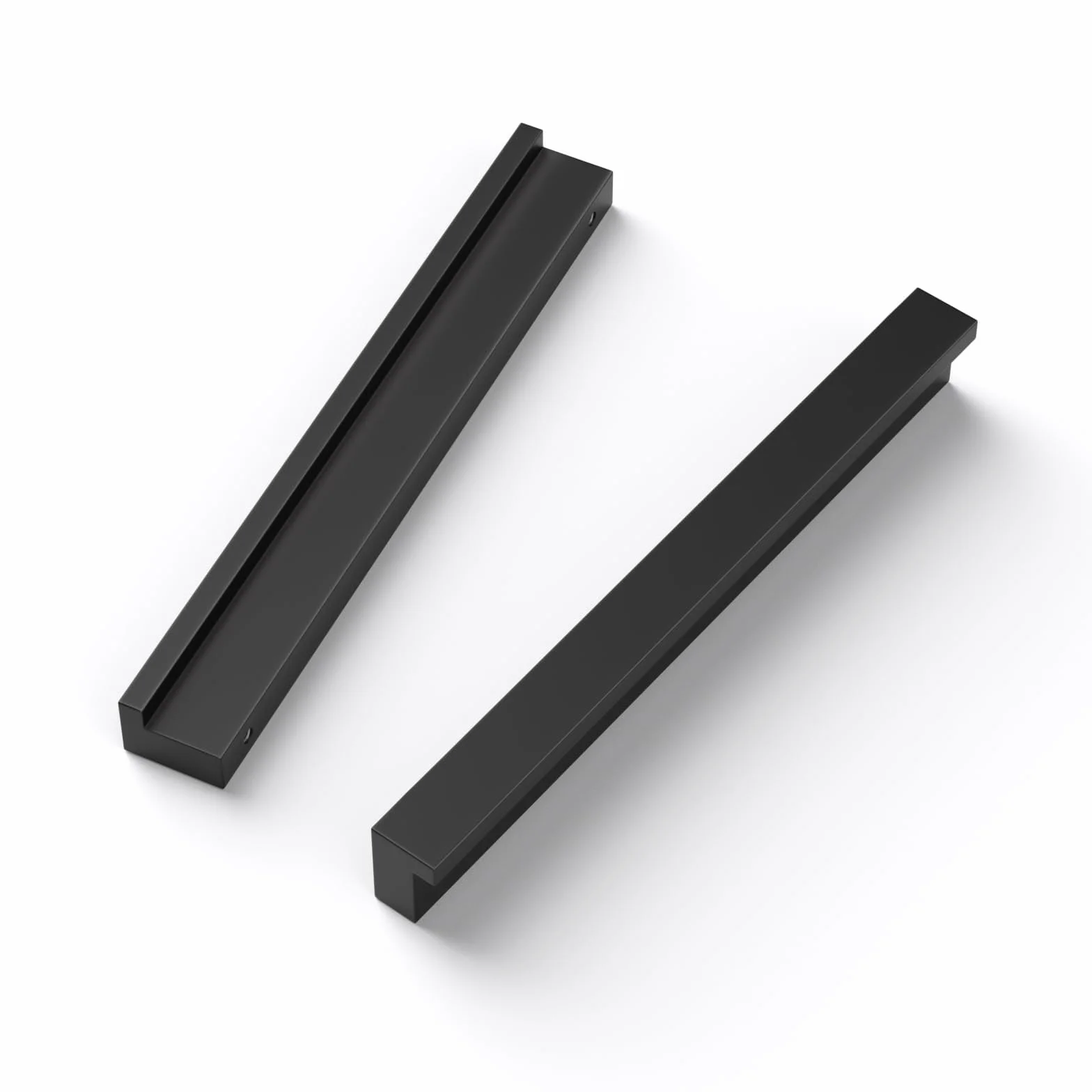 LONTAN 10 Pezzi Maniglie per Mobili Nere Distanza dei Fori 128mm Maniglie Cucina Maniglie Nere Maniglie per Mobili da Cucina Maniglie Armadio Maniglie Mobile Bagno