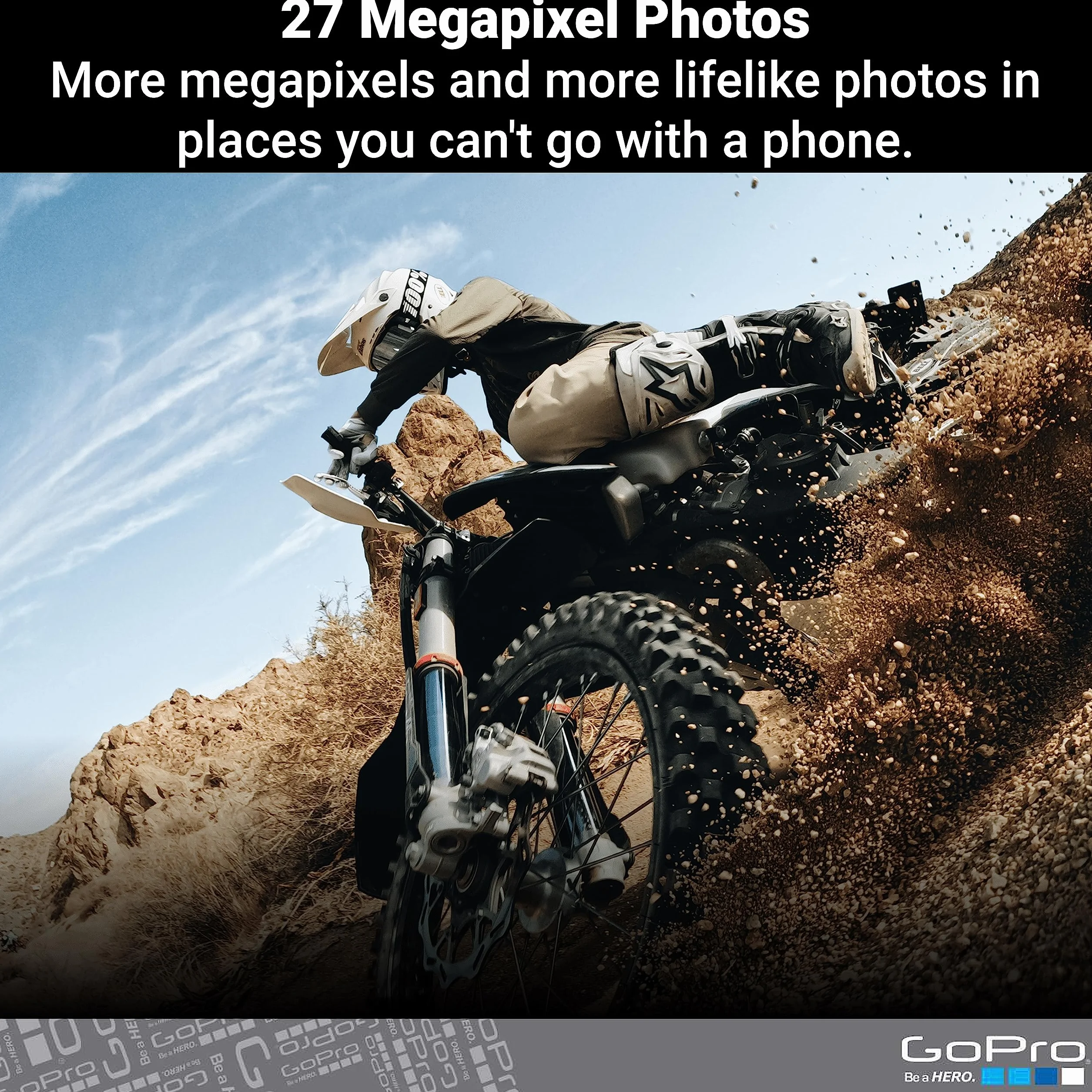 GoPro HERO11 Nero - Confezione per e-commerce - Fotocamera d'azione impermeabile con video Ultra HD 5.3K60, foto da 27 MP, sensore d'immagine da 1/1.9 pollici, trasmissione live, webcam,