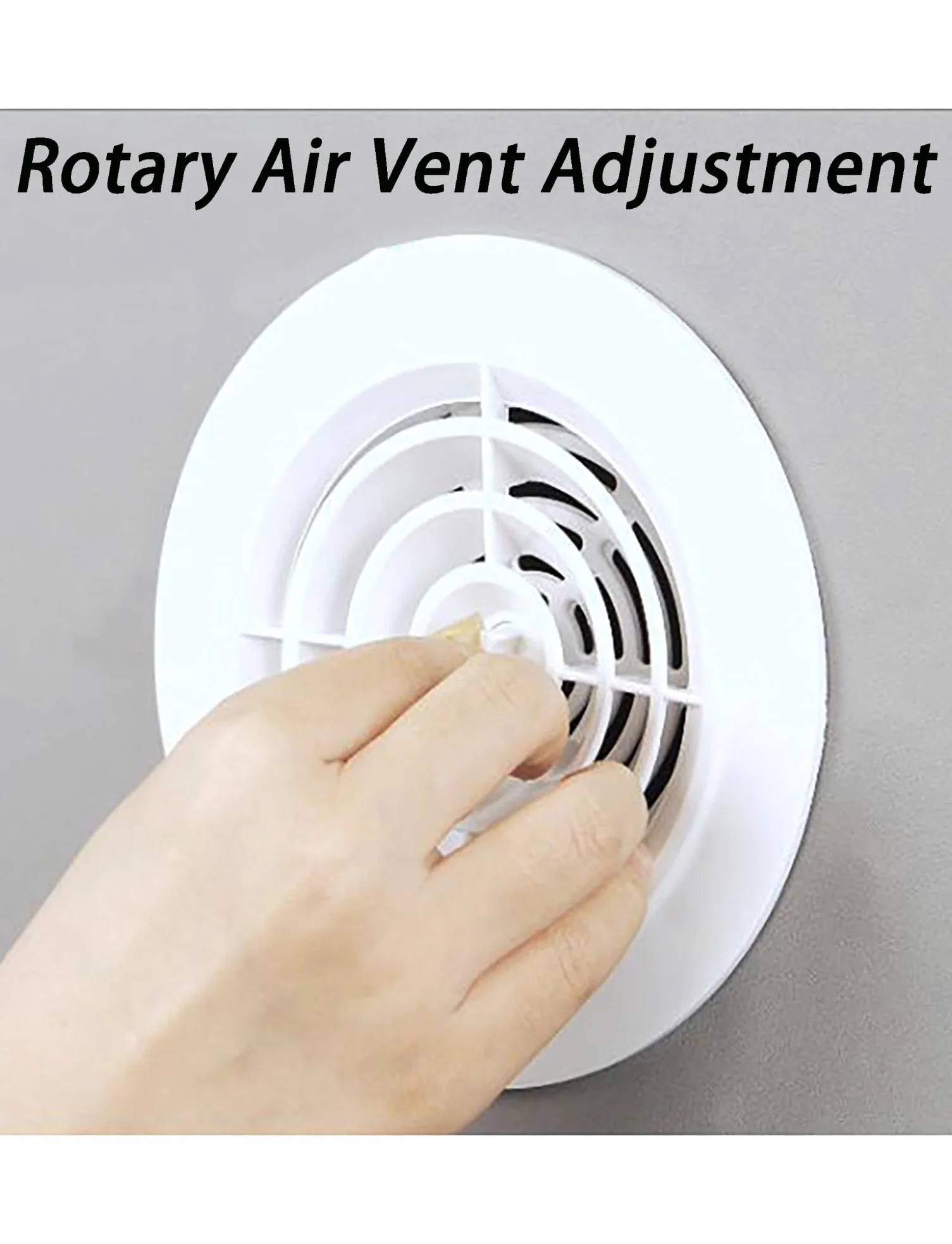 Griglia di Ventilazione Interna - Presa e Uscita di Ventilazione Decorative con Rete per impianti HVAC, Facile Installazione, Diametro 200 mm