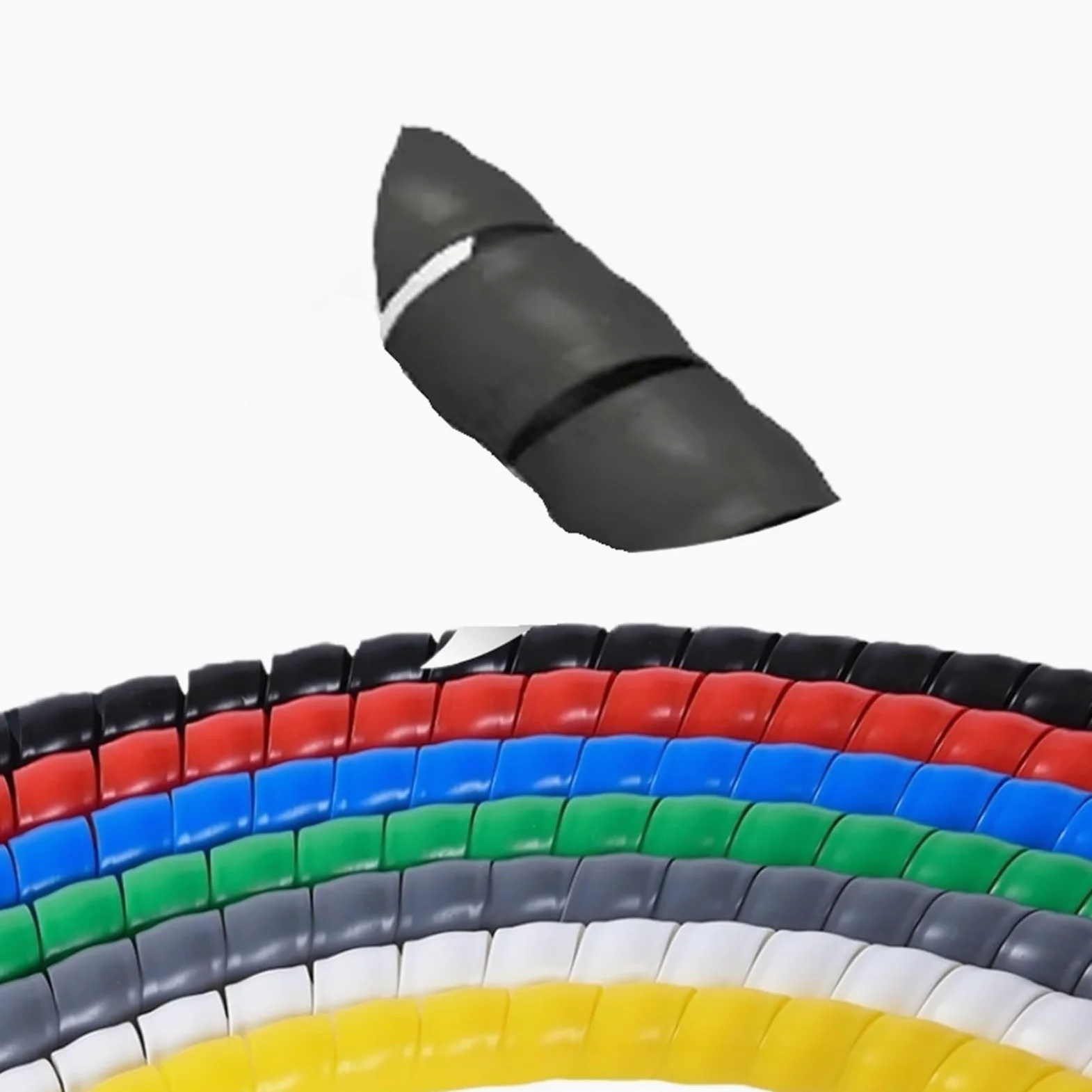 Spirale Cavi Elettrici Tubo di avvolgimento da 1,0 m 8/10/14/16/20/25 mm Organizzatore cavi Manicotto protezione del cavo Protezione a spirale(Color 2,50mm,10M)