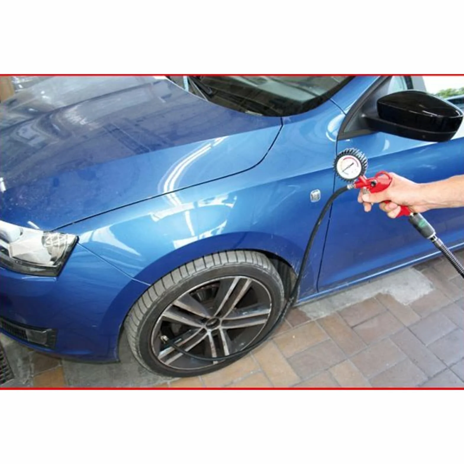 KS Tools Misuratore di pressione gomme 0-12bar