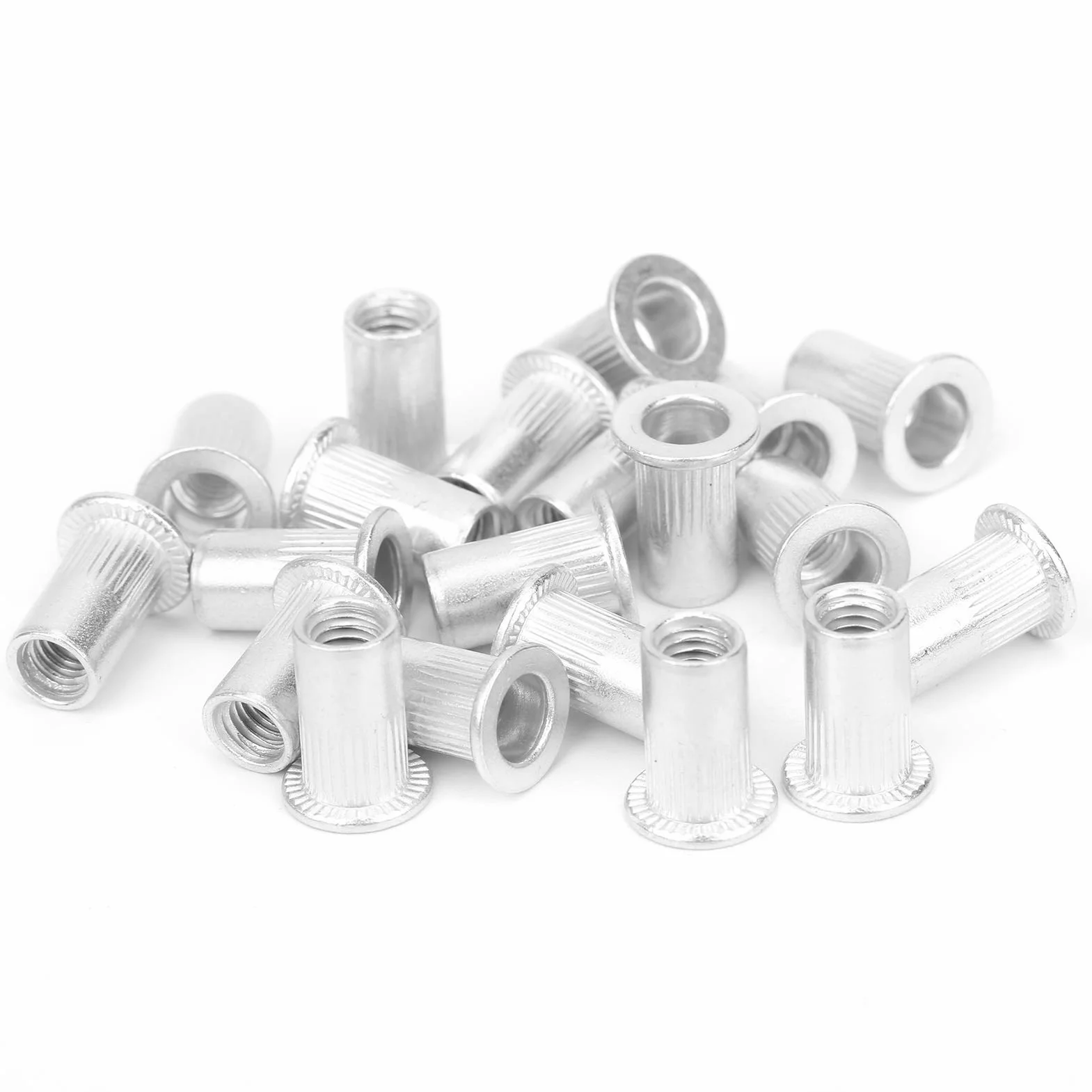 Rivetti Ciechi M5 100 Pezzi Inserti per Dadi in Alluminio Dadi Filettati