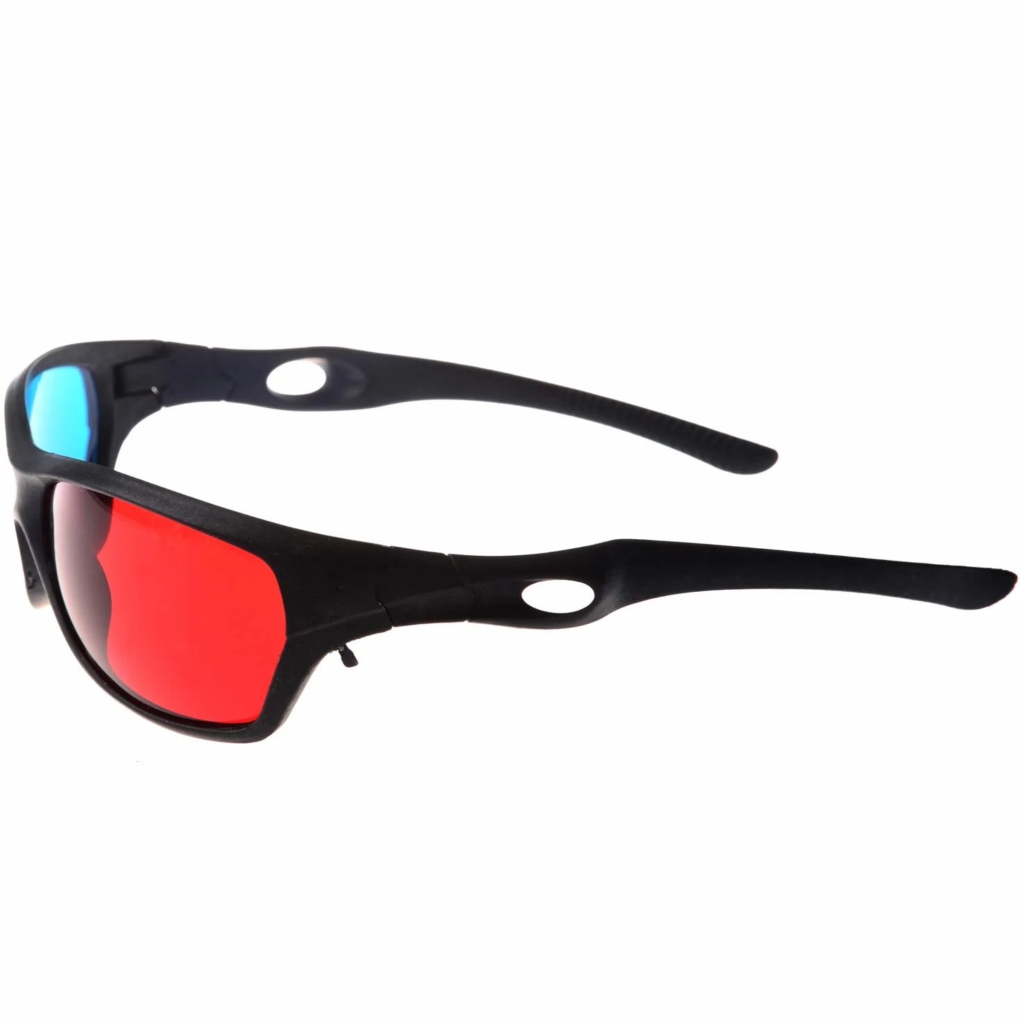 Occhiali 3D Semplice Rosso-Blu Ciano anaglifi per e Film 3D (Upgrade Extra Style)
